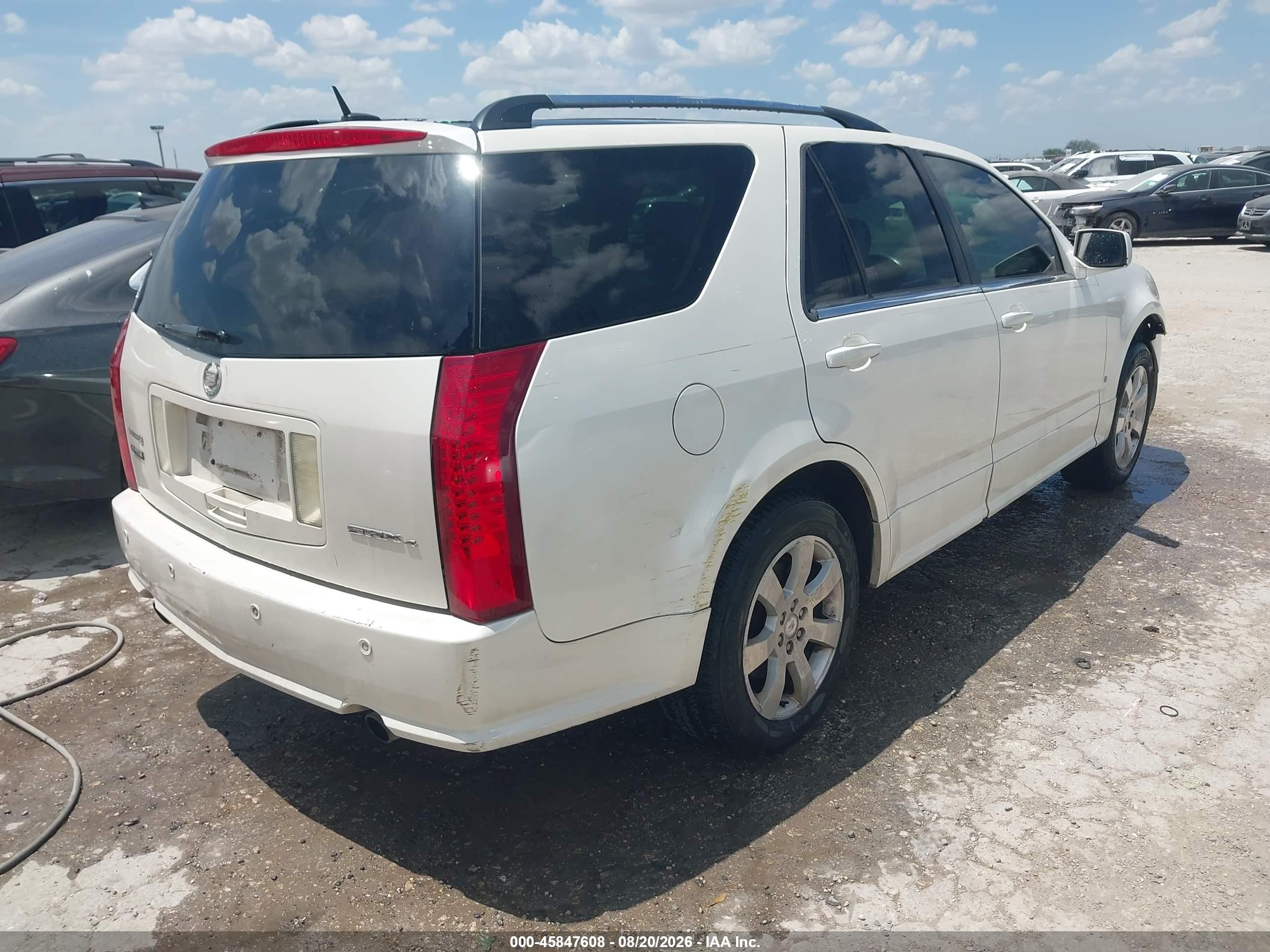 2007 Cadillac Srx V8 White vin: 1GYEE63A270139534
