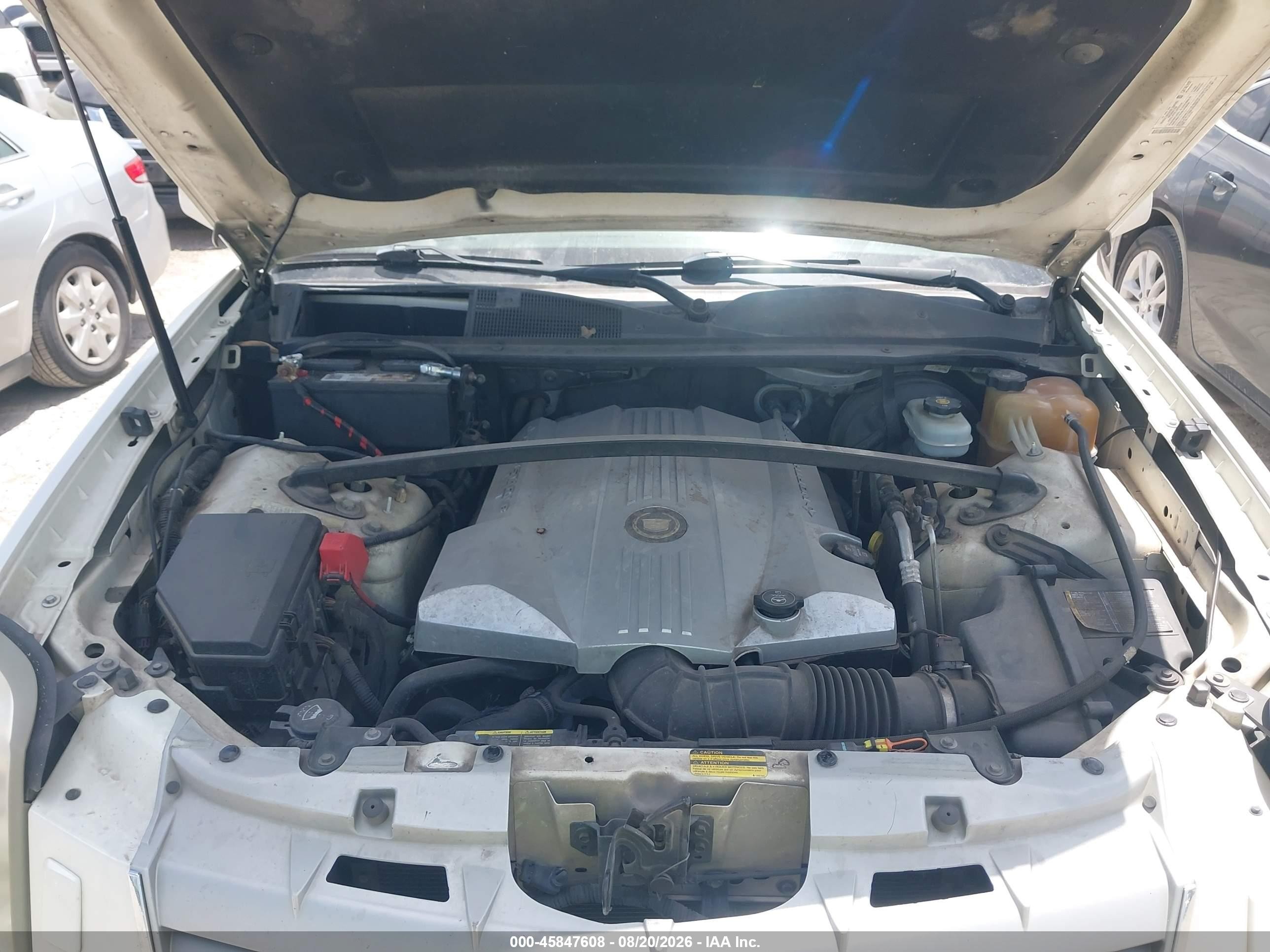 2007 Cadillac Srx V8 White vin: 1GYEE63A270139534