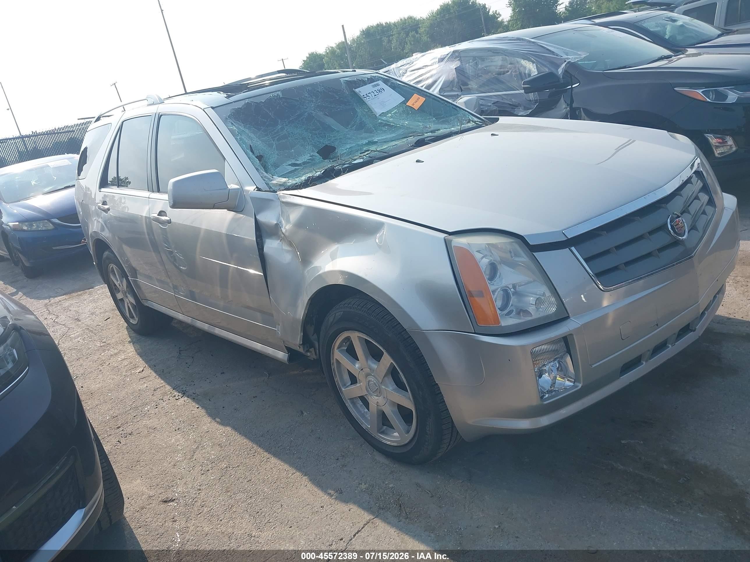 2005 Cadillac Srx V8 Silver vin: 1GYEE63A950173094