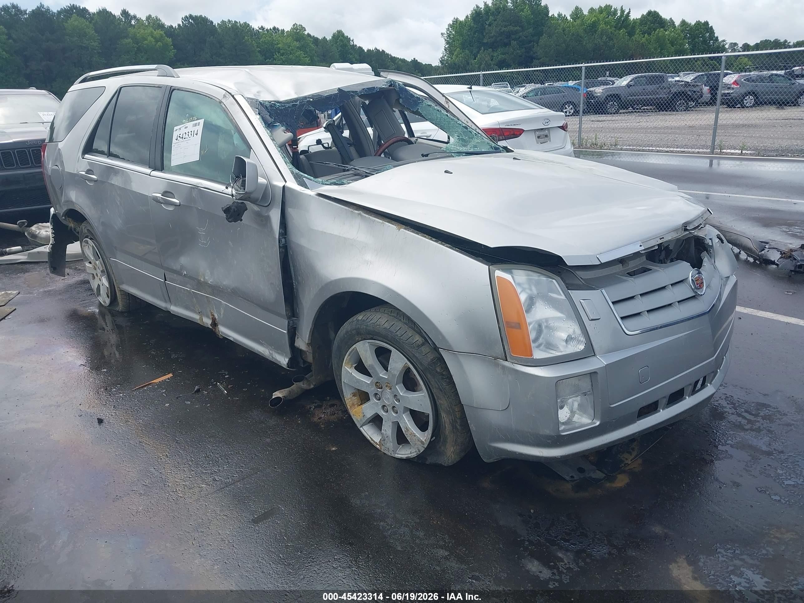 2006 Cadillac Srx V8 Silver vin: 1GYEE63A960222909