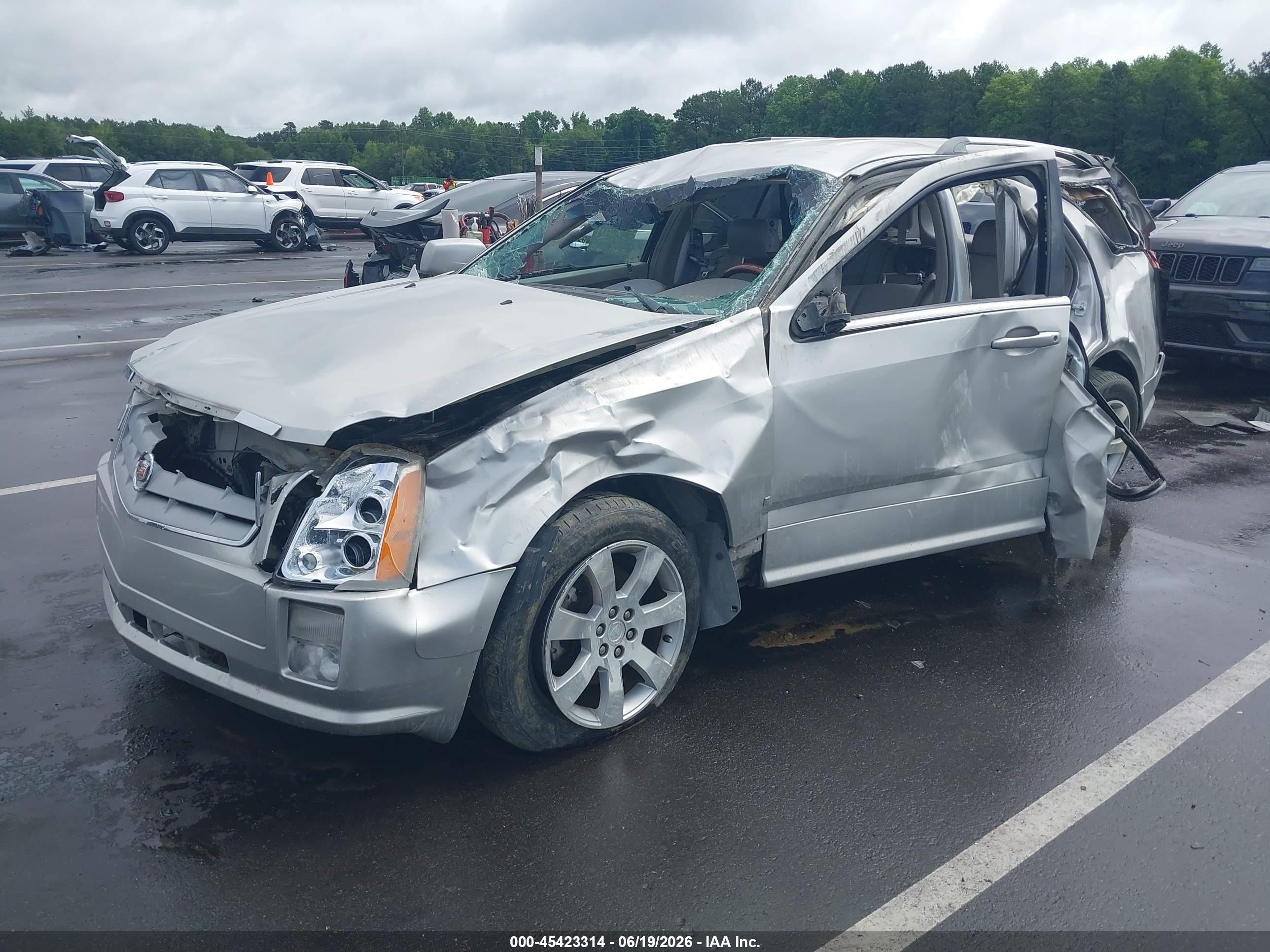 2006 Cadillac Srx V8 Silver vin: 1GYEE63A960222909