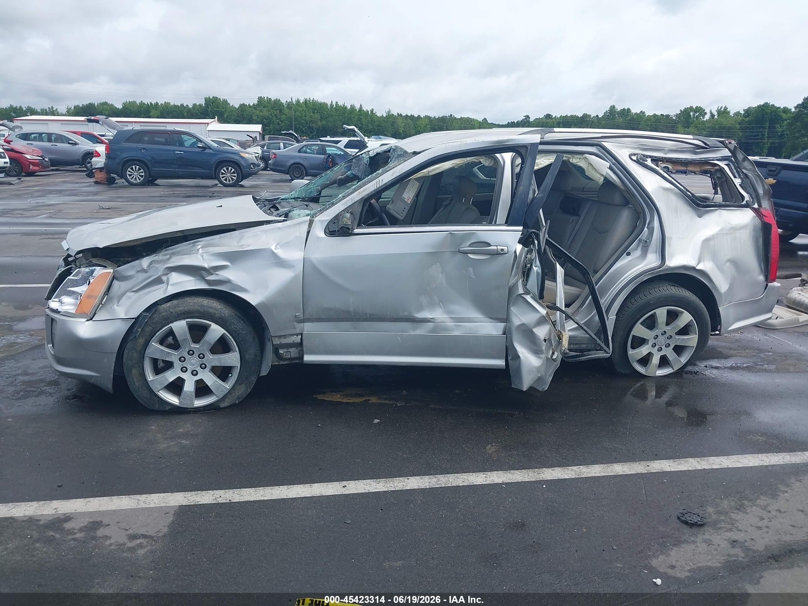 2006 Cadillac Srx V8 Silver vin: 1GYEE63A960222909