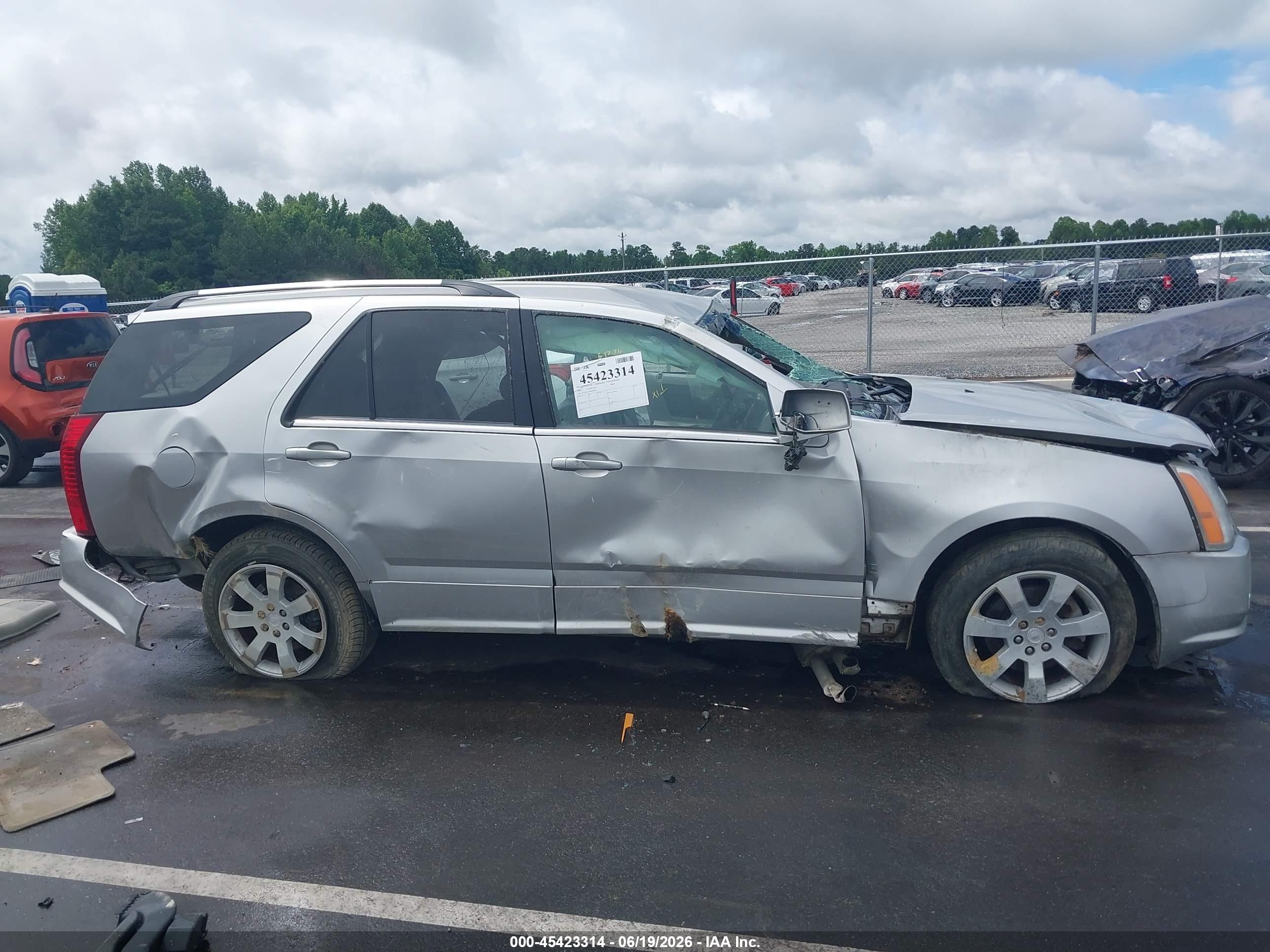 2006 Cadillac Srx V8 Silver vin: 1GYEE63A960222909