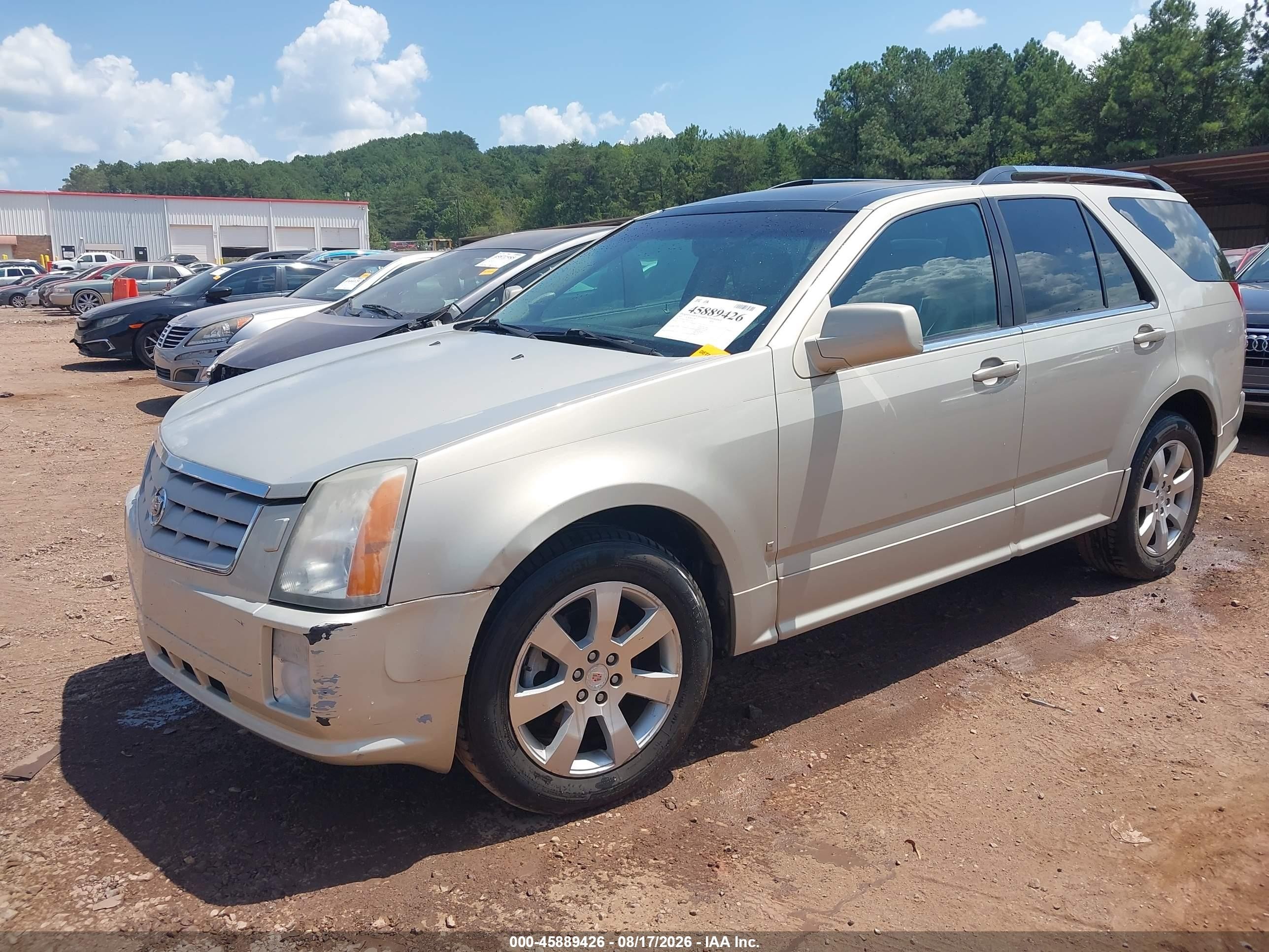 2007 Cadillac Srx V8 Beige vin: 1GYEE63AX70171910