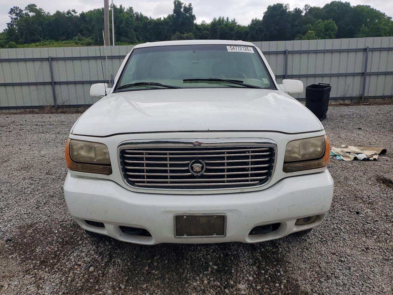 2000 Cadillac Escalade White vin: 1GYEK13R9YR115147