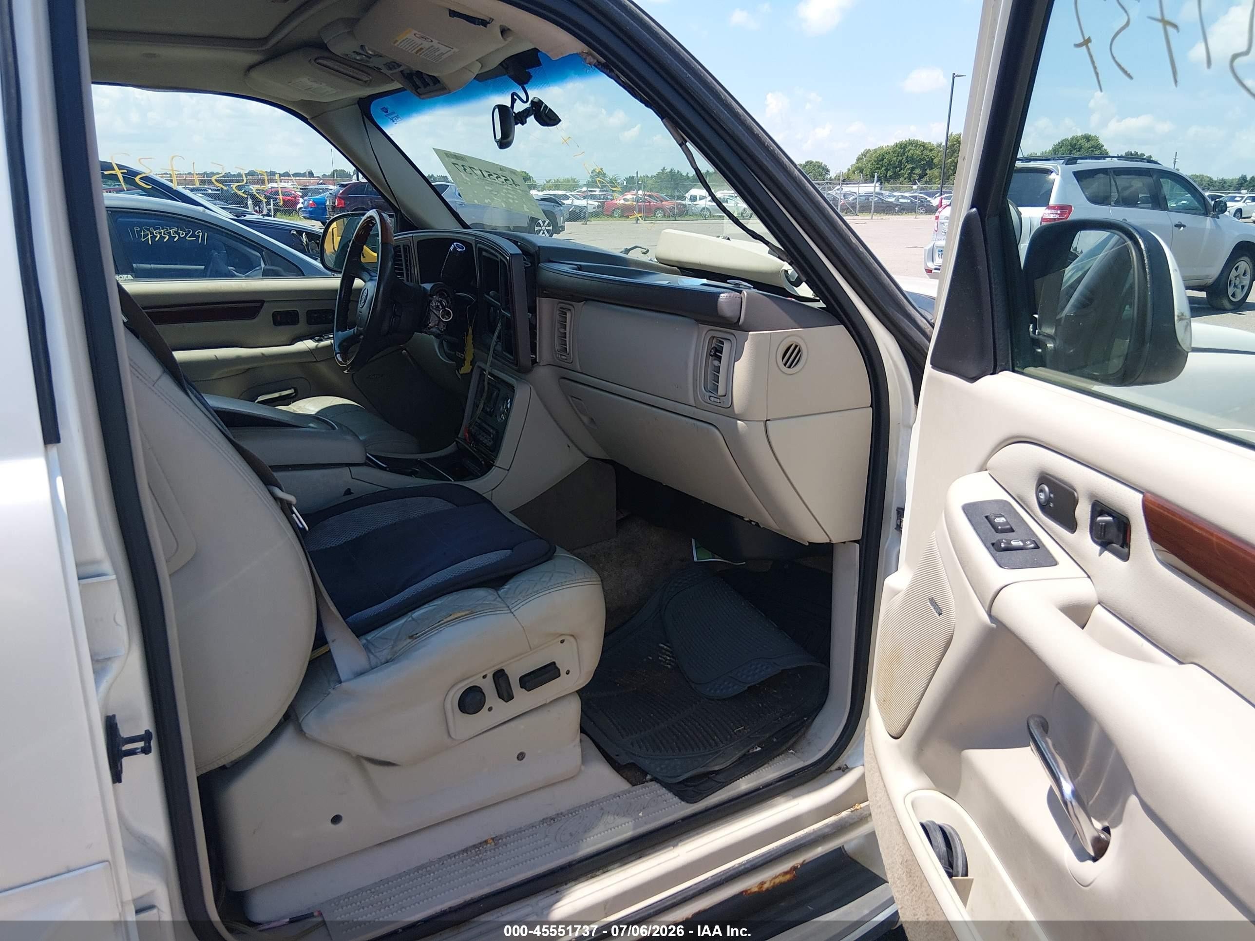 2002 Cadillac Escalade Standard Белый vin: 1GYEK63N02R160690