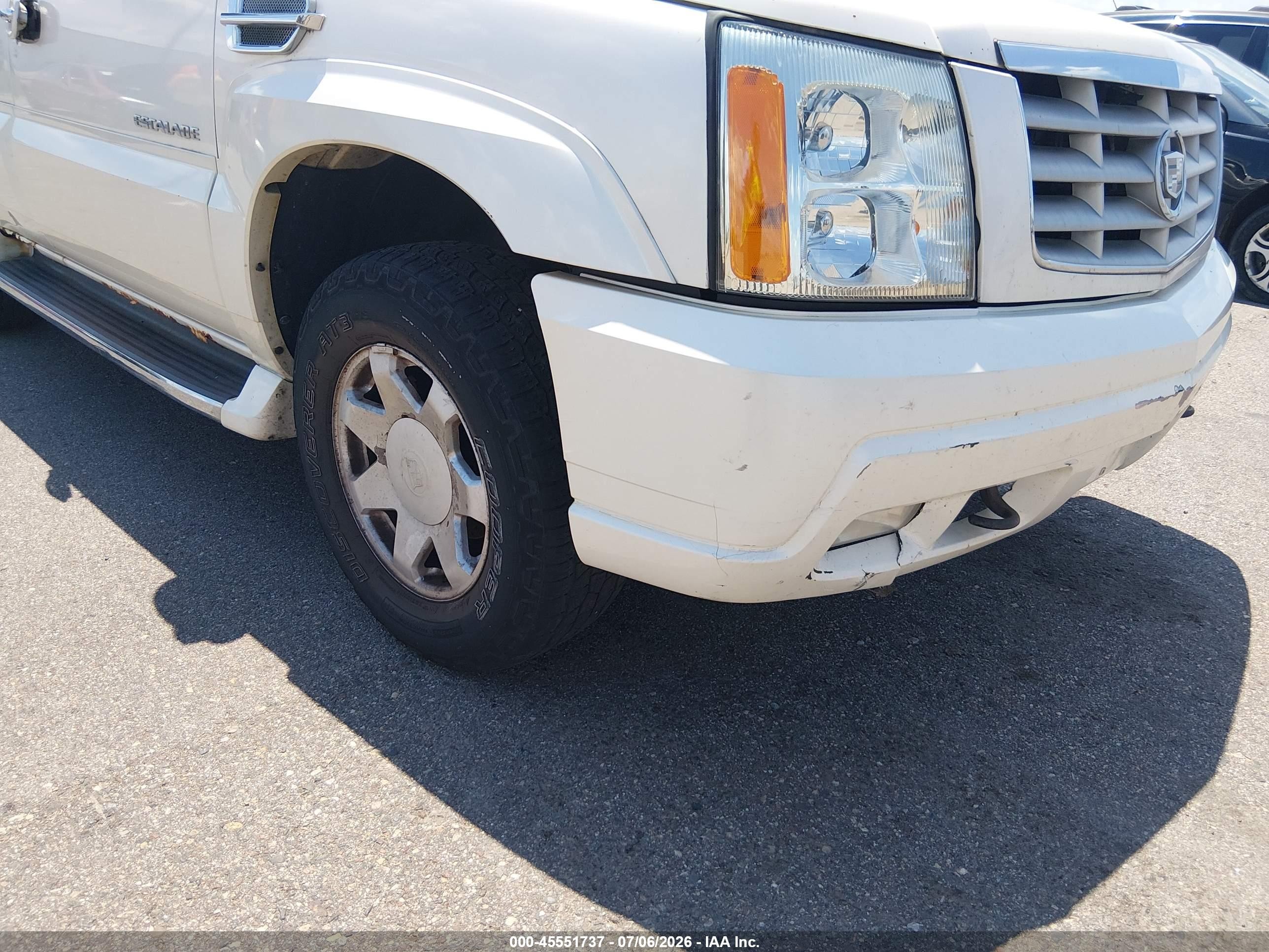 2002 Cadillac Escalade Standard Белый vin: 1GYEK63N02R160690