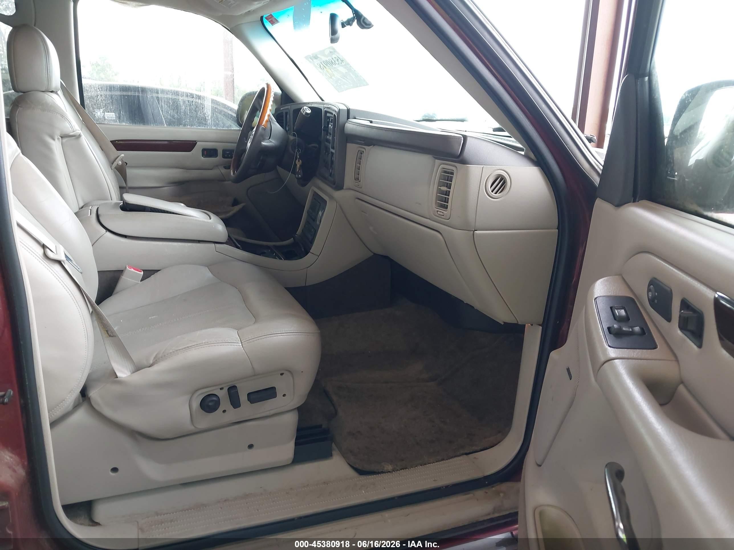 2002 Cadillac Escalade Standard Burgundy vin: 1GYEK63N02R324150