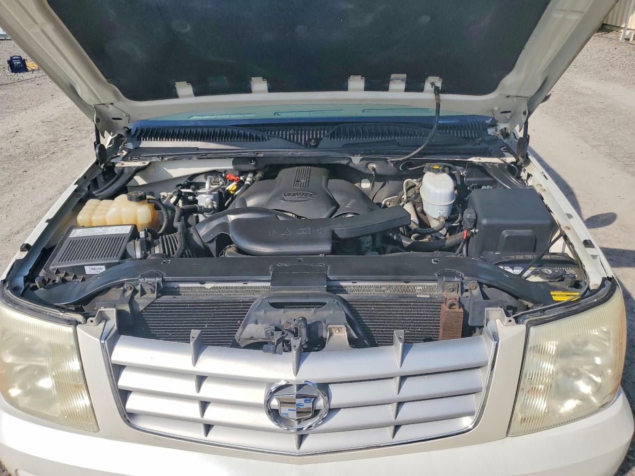 2004 Cadillac Escalade Luxury White vin: 1GYEK63N04R313555
