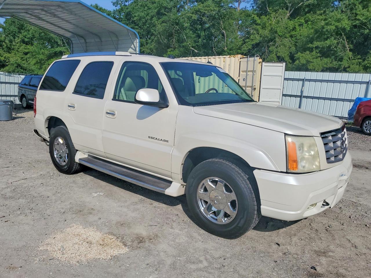 2004 Cadillac Escalade Luxury White vin: 1GYEK63N04R313555