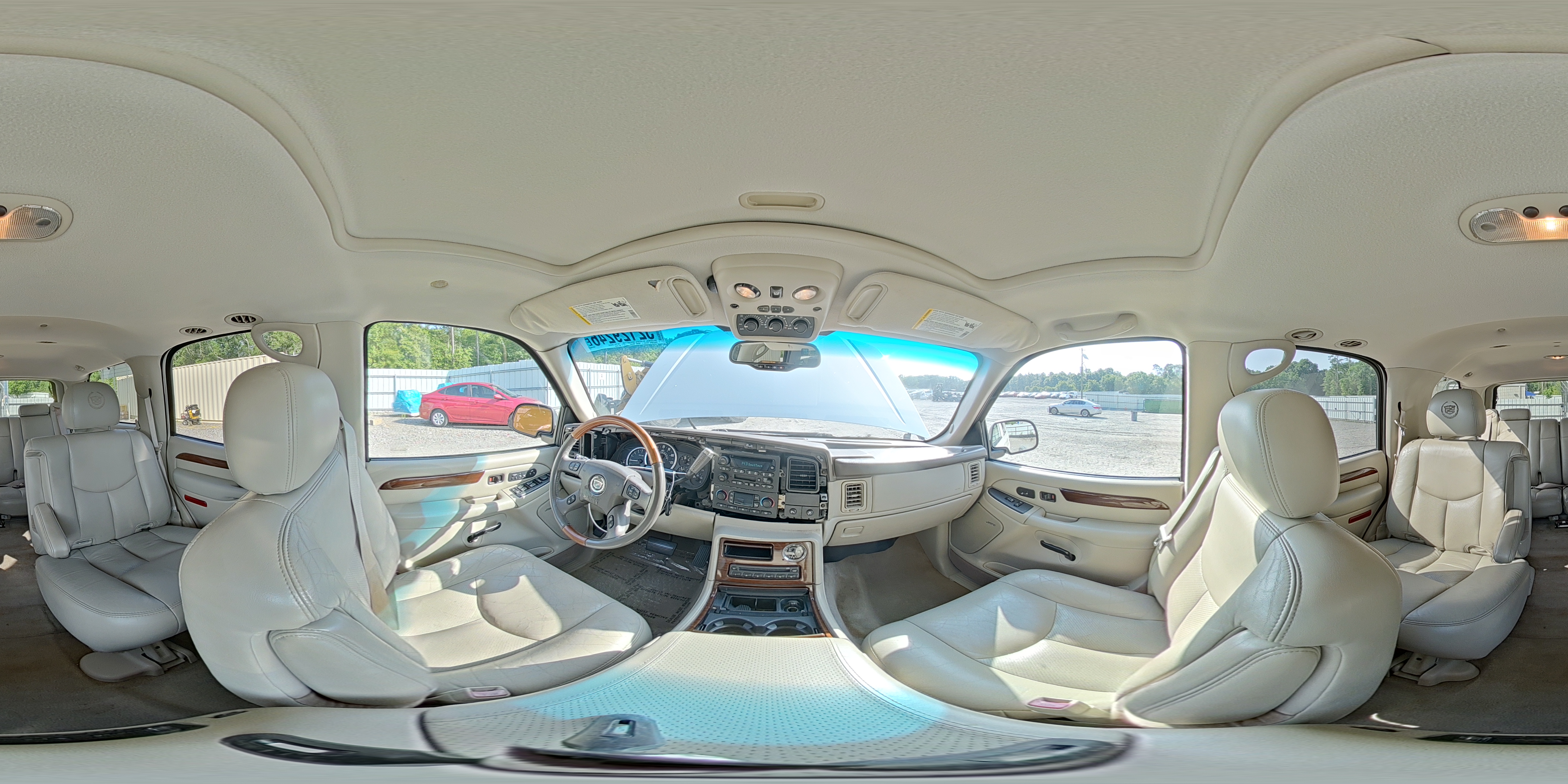 2004 Cadillac Escalade Luxury White vin: 1GYEK63N04R313555