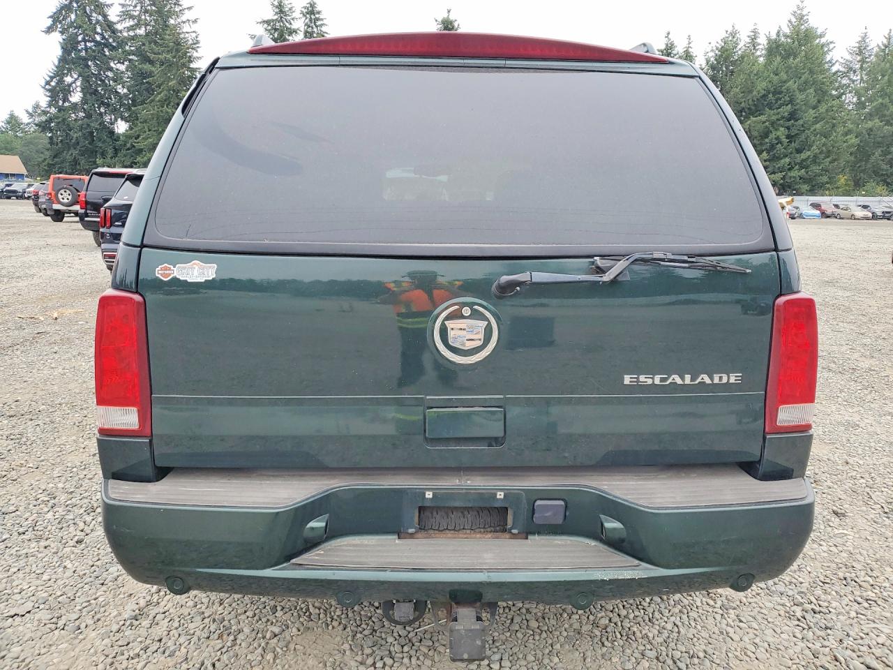 2002 Cadillac Escalade Luxury Green vin: 1GYEK63N12R162142