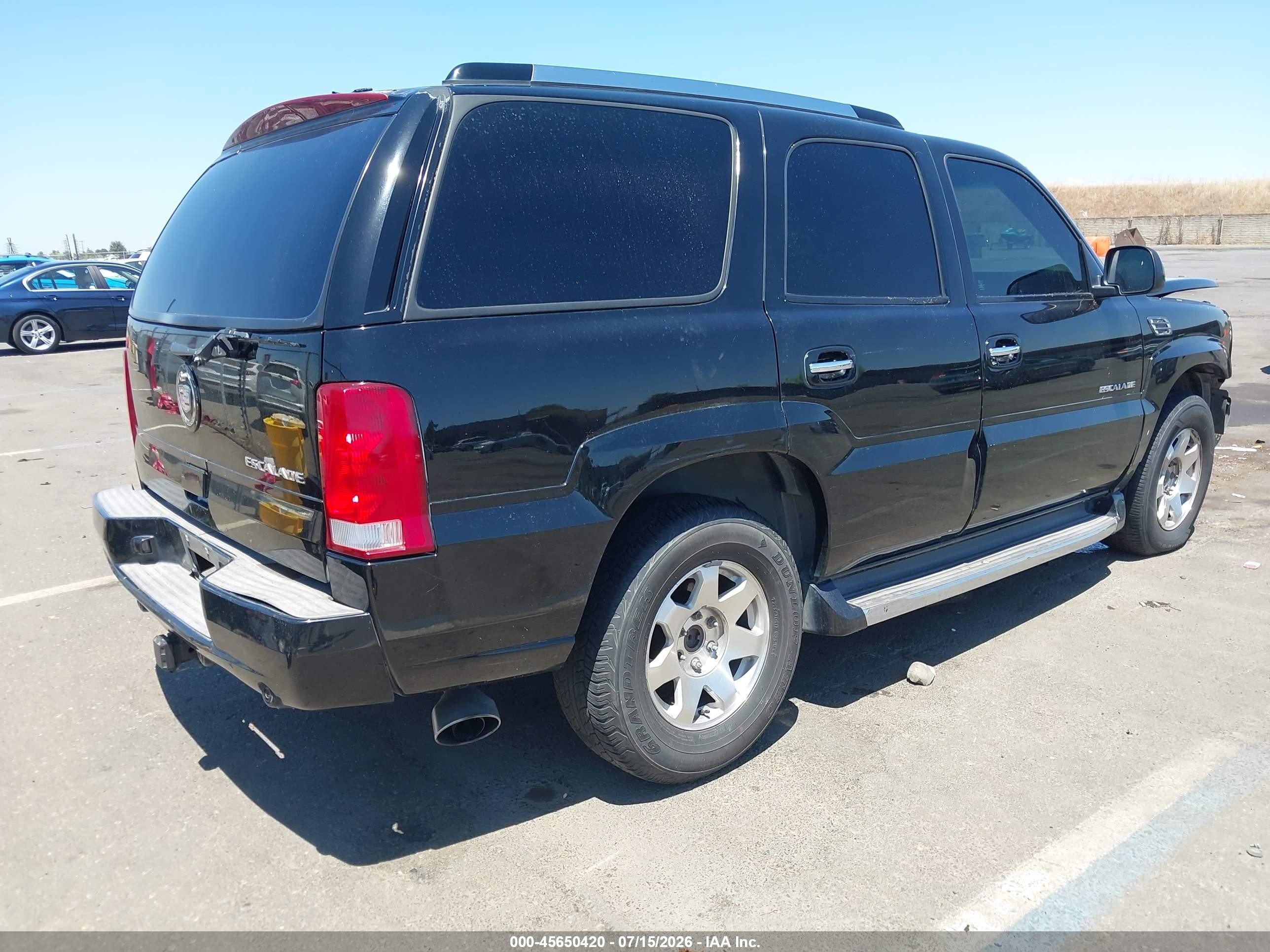 2002 Cadillac Escalade Standard Черный vin: 1GYEK63N12R205538