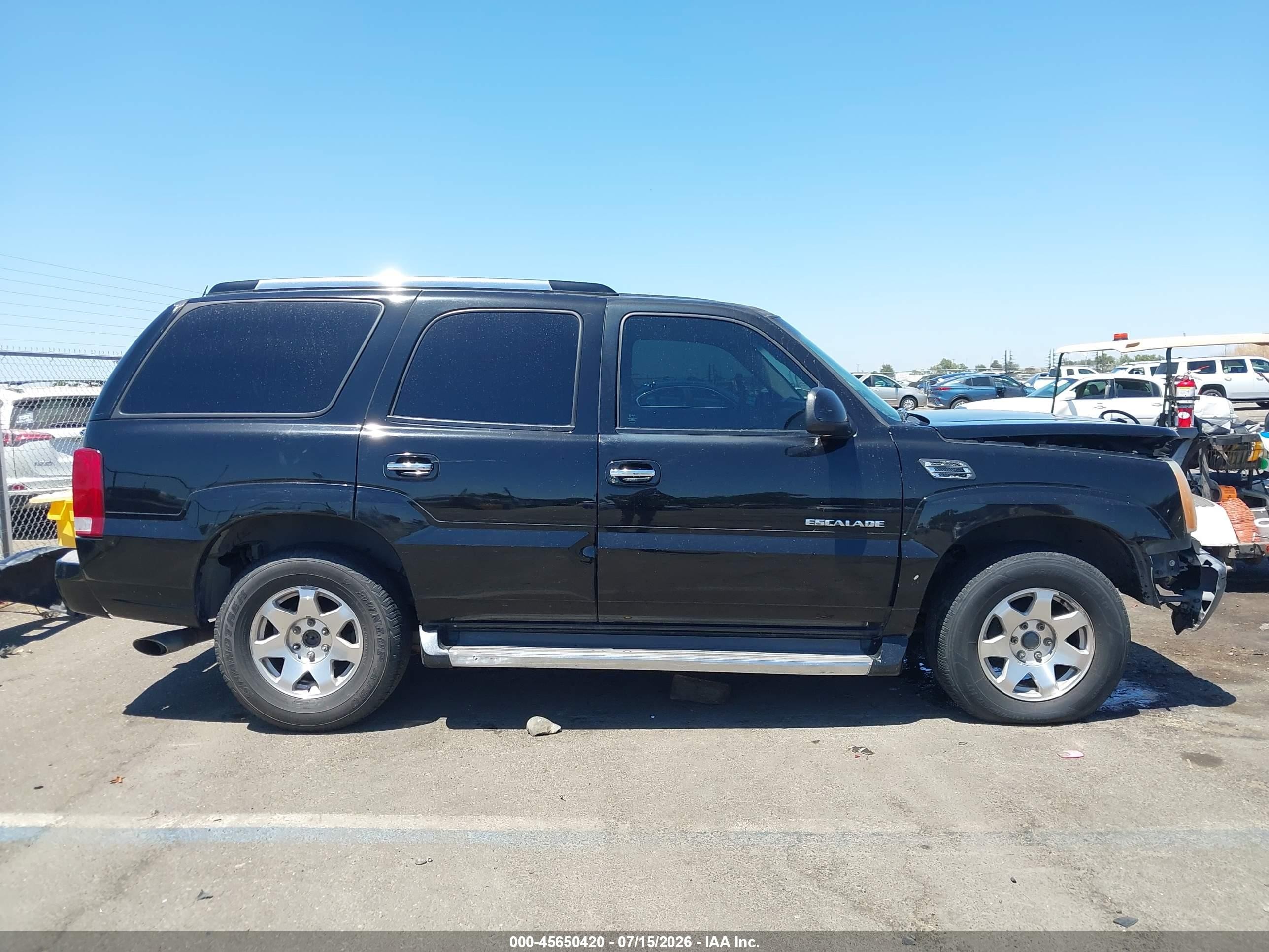 2002 Cadillac Escalade Standard Черный vin: 1GYEK63N12R205538