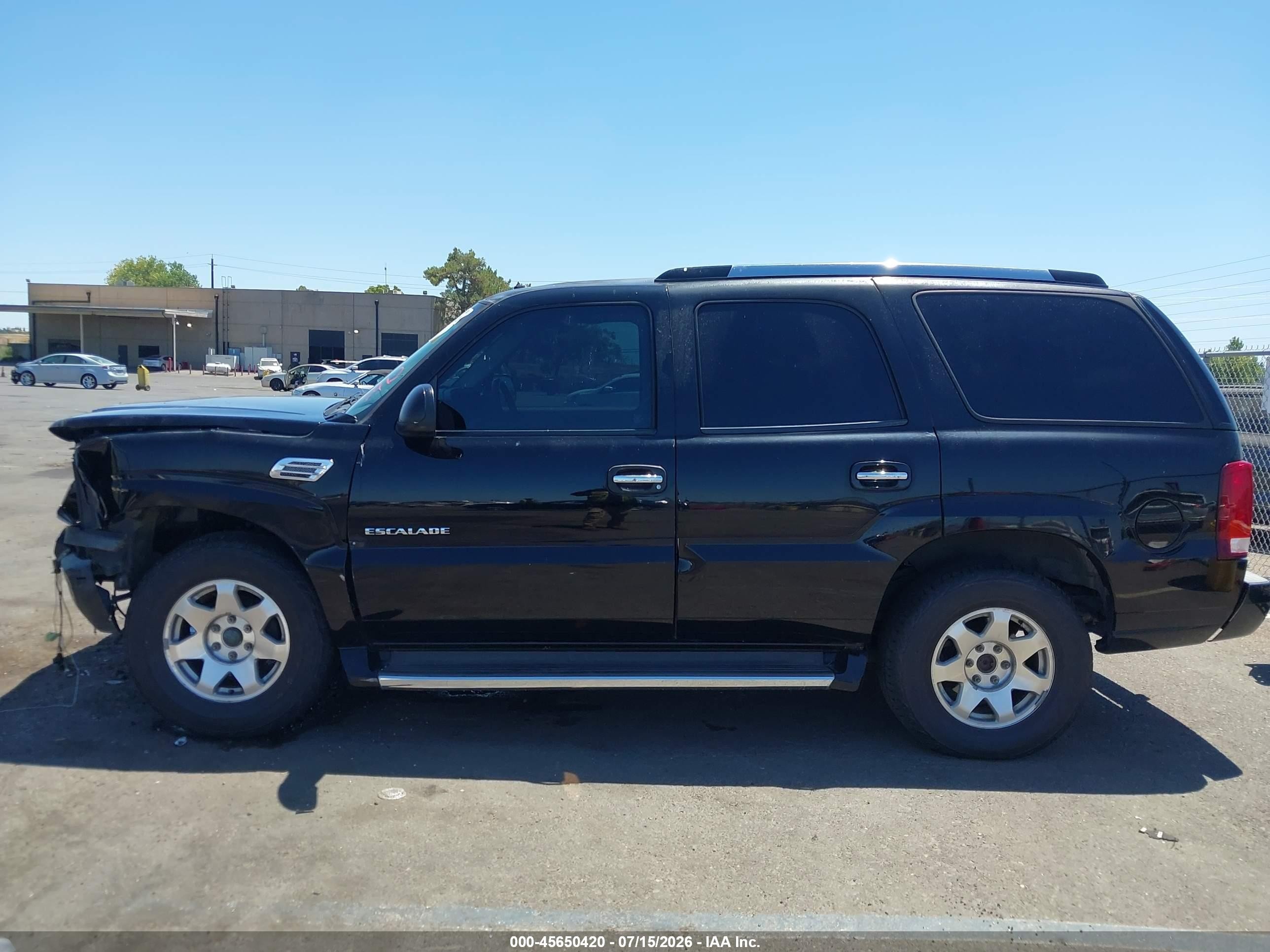 2002 Cadillac Escalade Standard Черный vin: 1GYEK63N12R205538