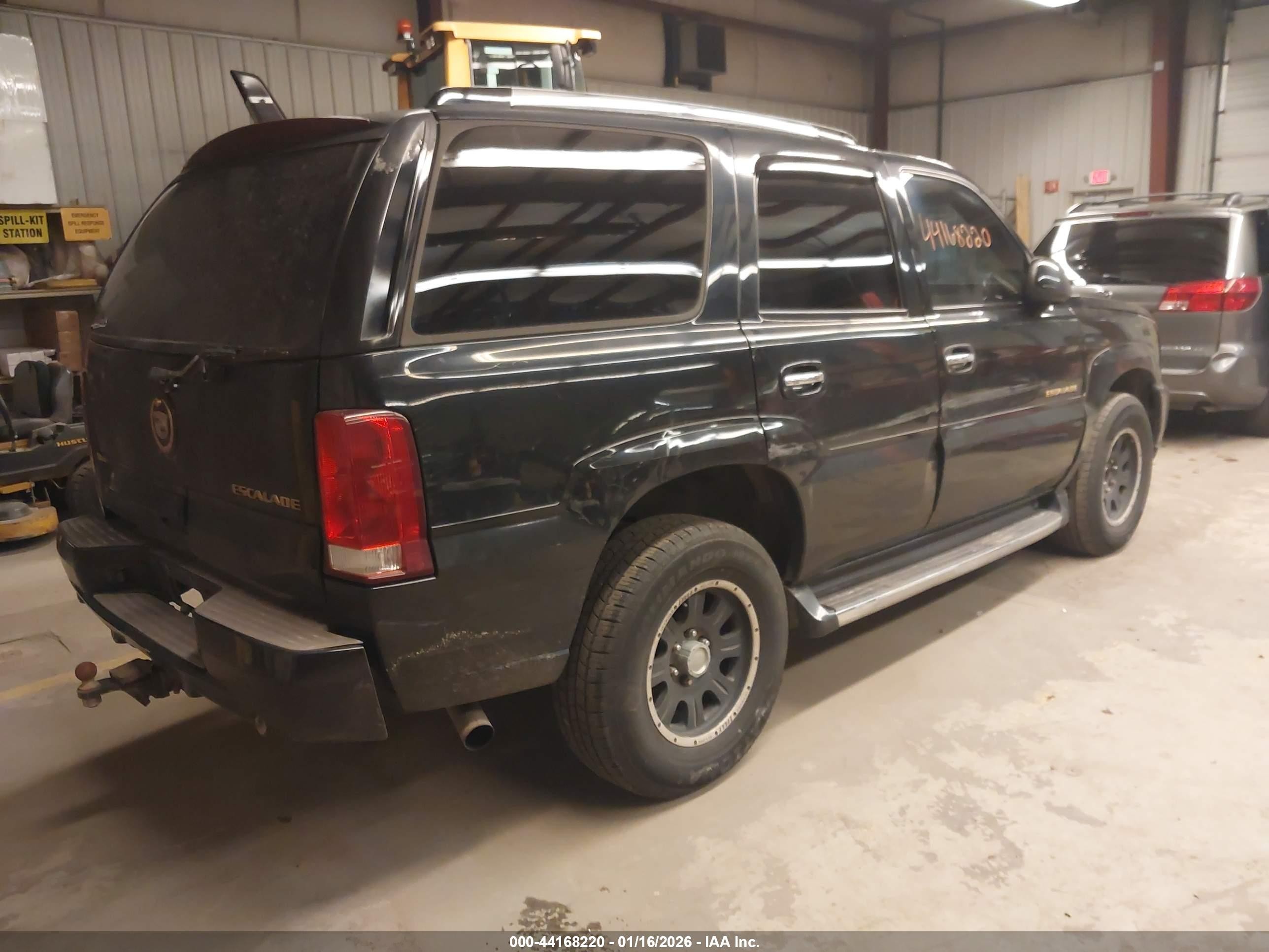 2003 Cadillac Escalade Standard Black vin: 1GYEK63N33R145294