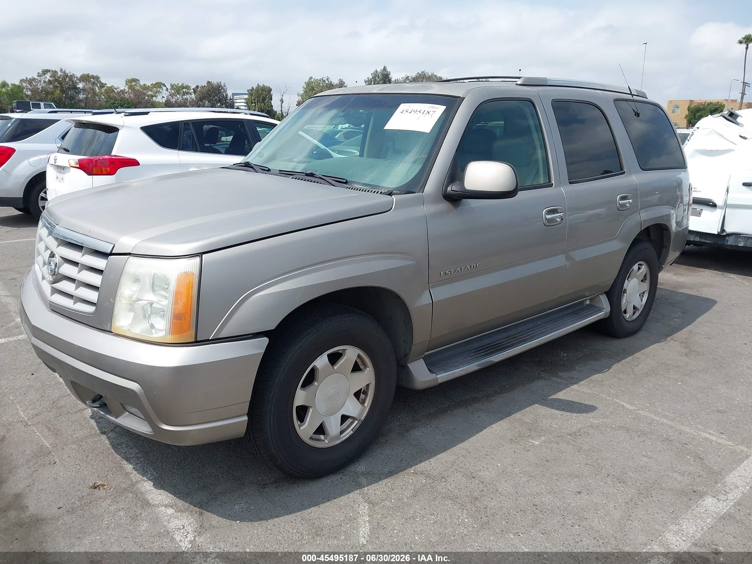 2002 Cadillac Escalade Standard Champagne vin: 1GYEK63N42R107989