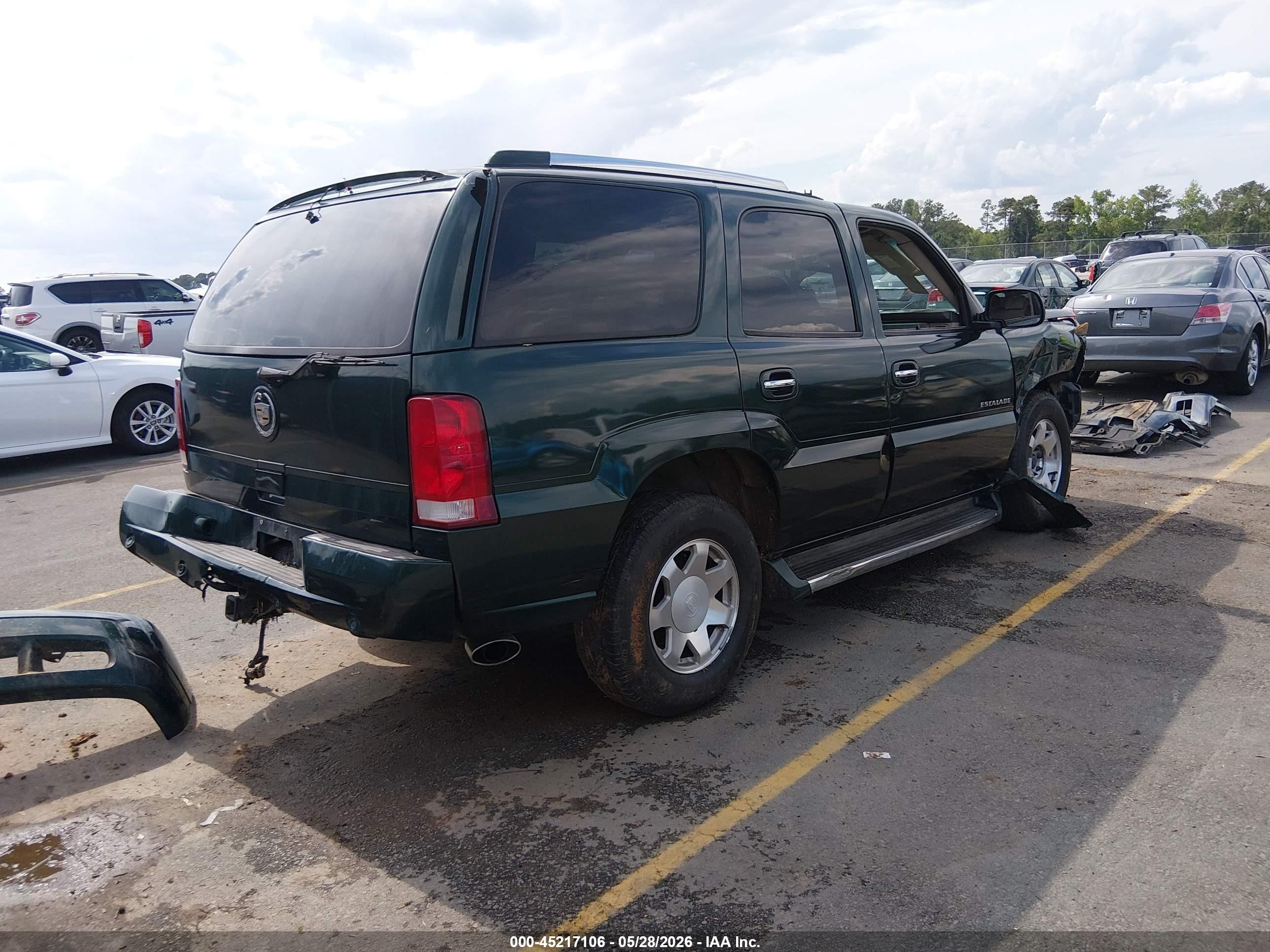 2002 Cadillac Escalade Standard Green vin: 1GYEK63N52R109590