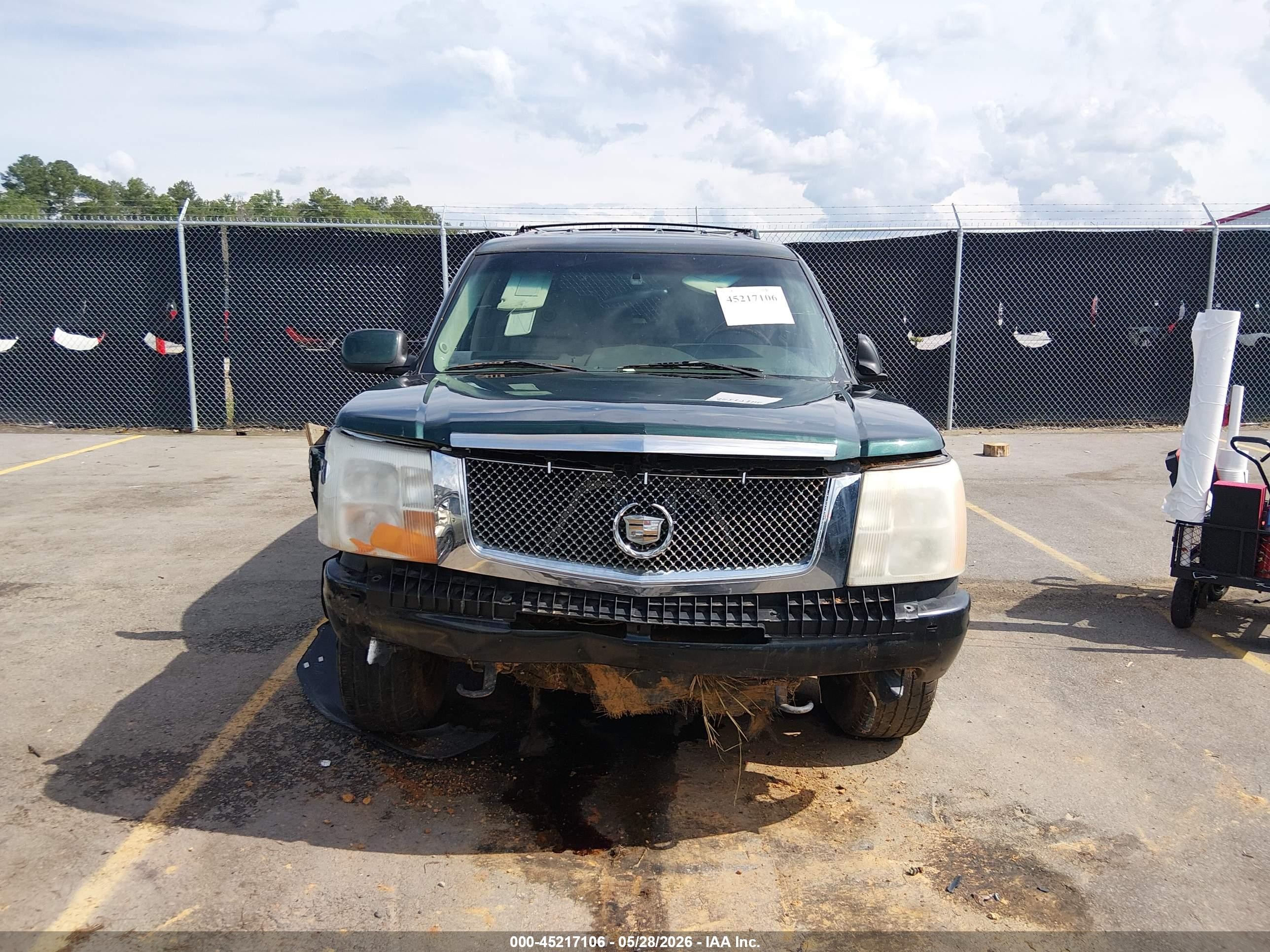 2002 Cadillac Escalade Standard Green vin: 1GYEK63N52R109590