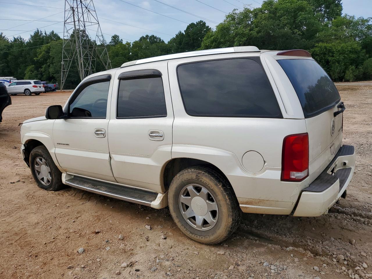 2002 Cadillac Escalade Luxury White vin: 1GYEK63N52R313127