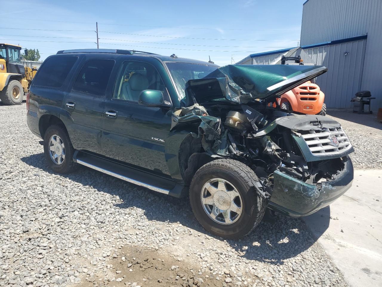 2003 Cadillac Escalade Luxury Green vin: 1GYEK63N53R149265