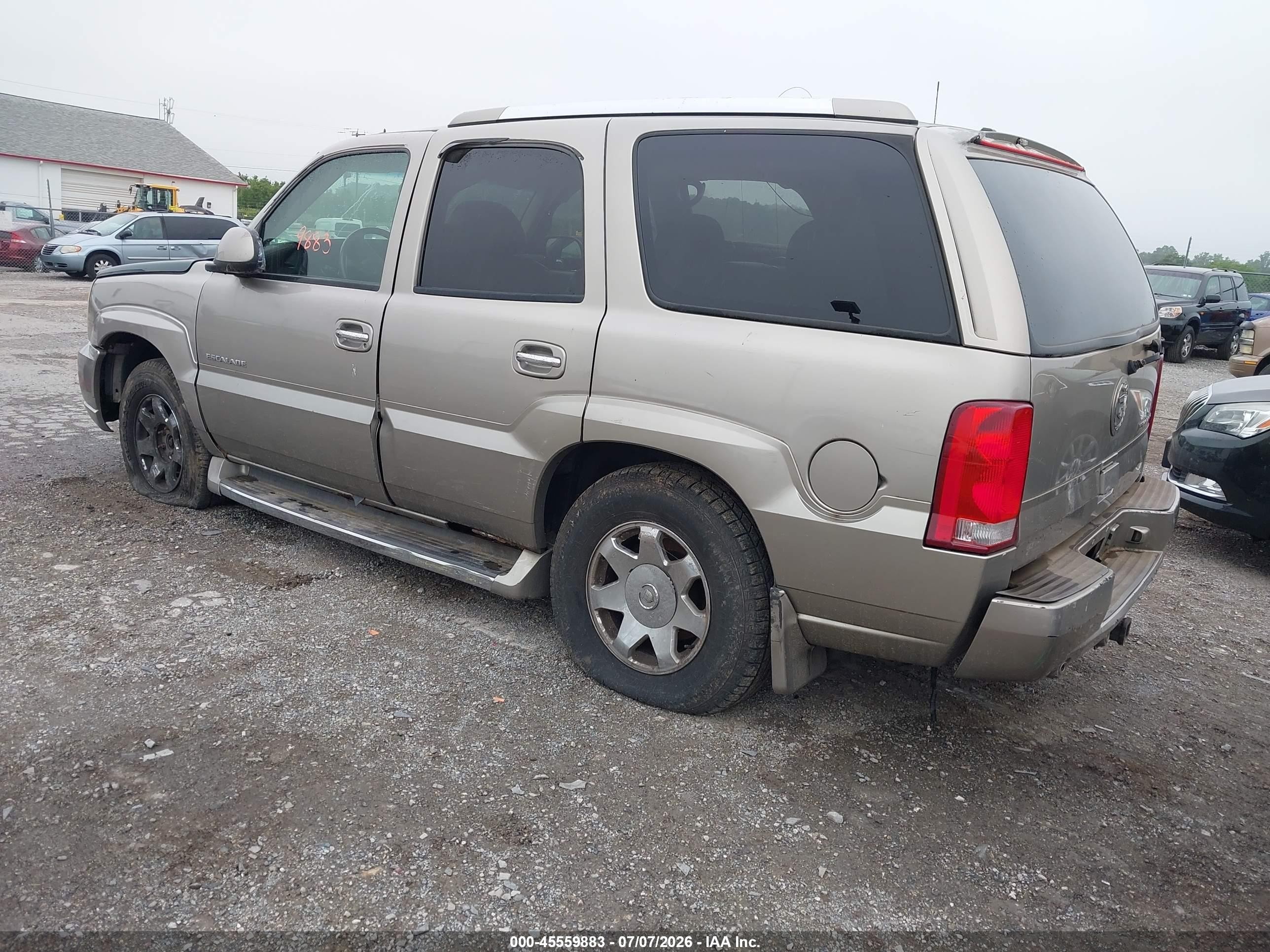 2003 Cadillac Escalade Standard Beige vin: 1GYEK63N53R307927