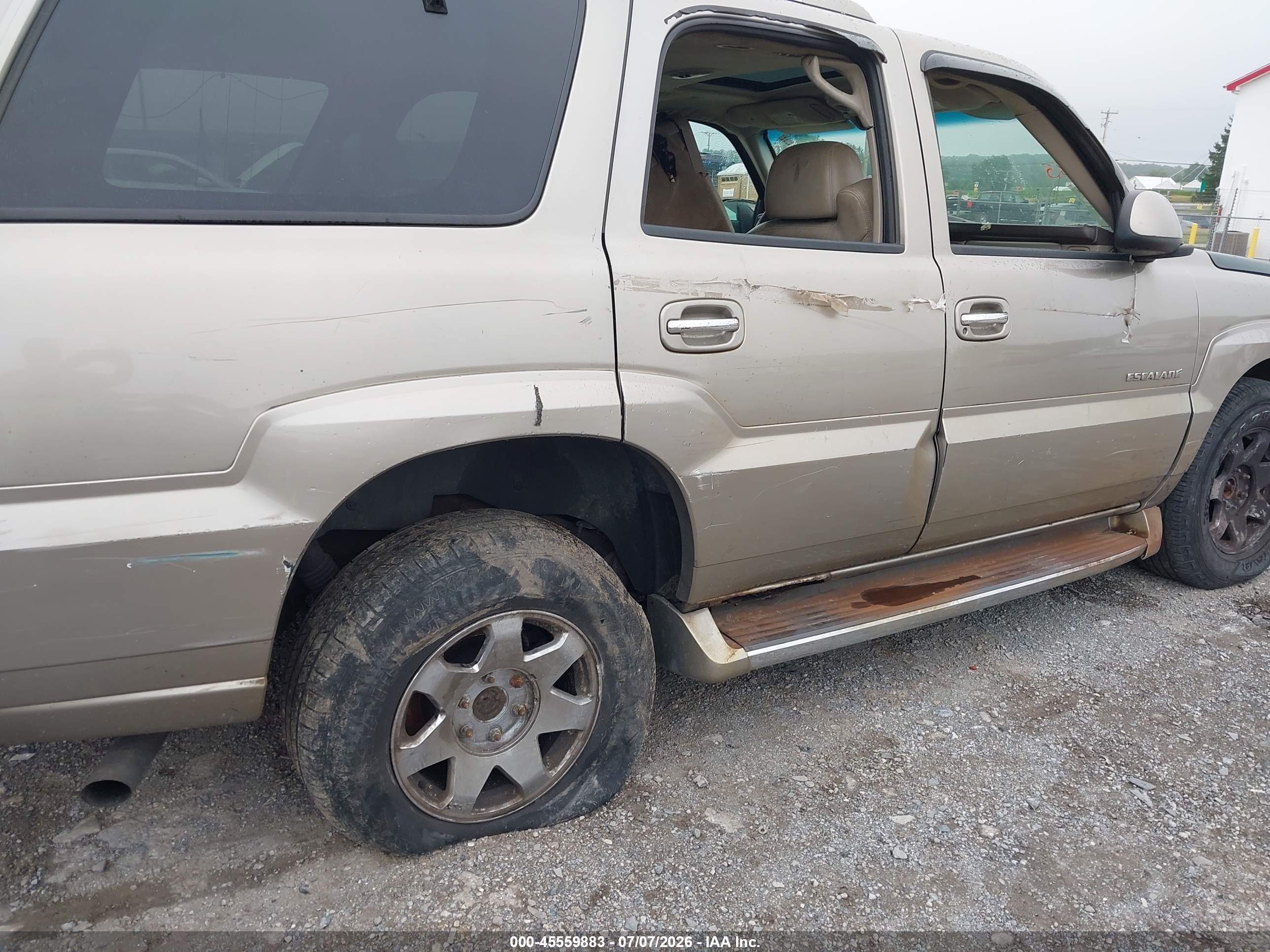 2003 Cadillac Escalade Standard Beige vin: 1GYEK63N53R307927