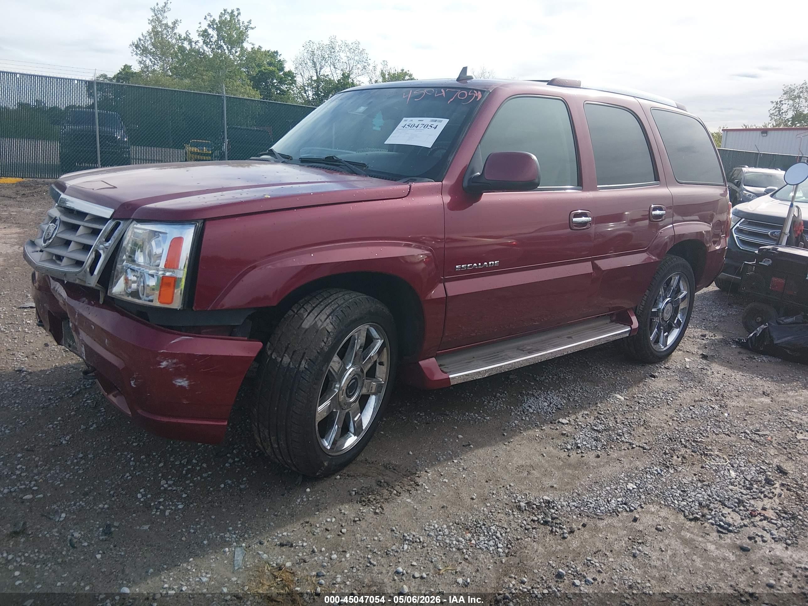 2006 Cadillac Escalade Standard Темно-бордовый vin: 1GYEK63N56R142675