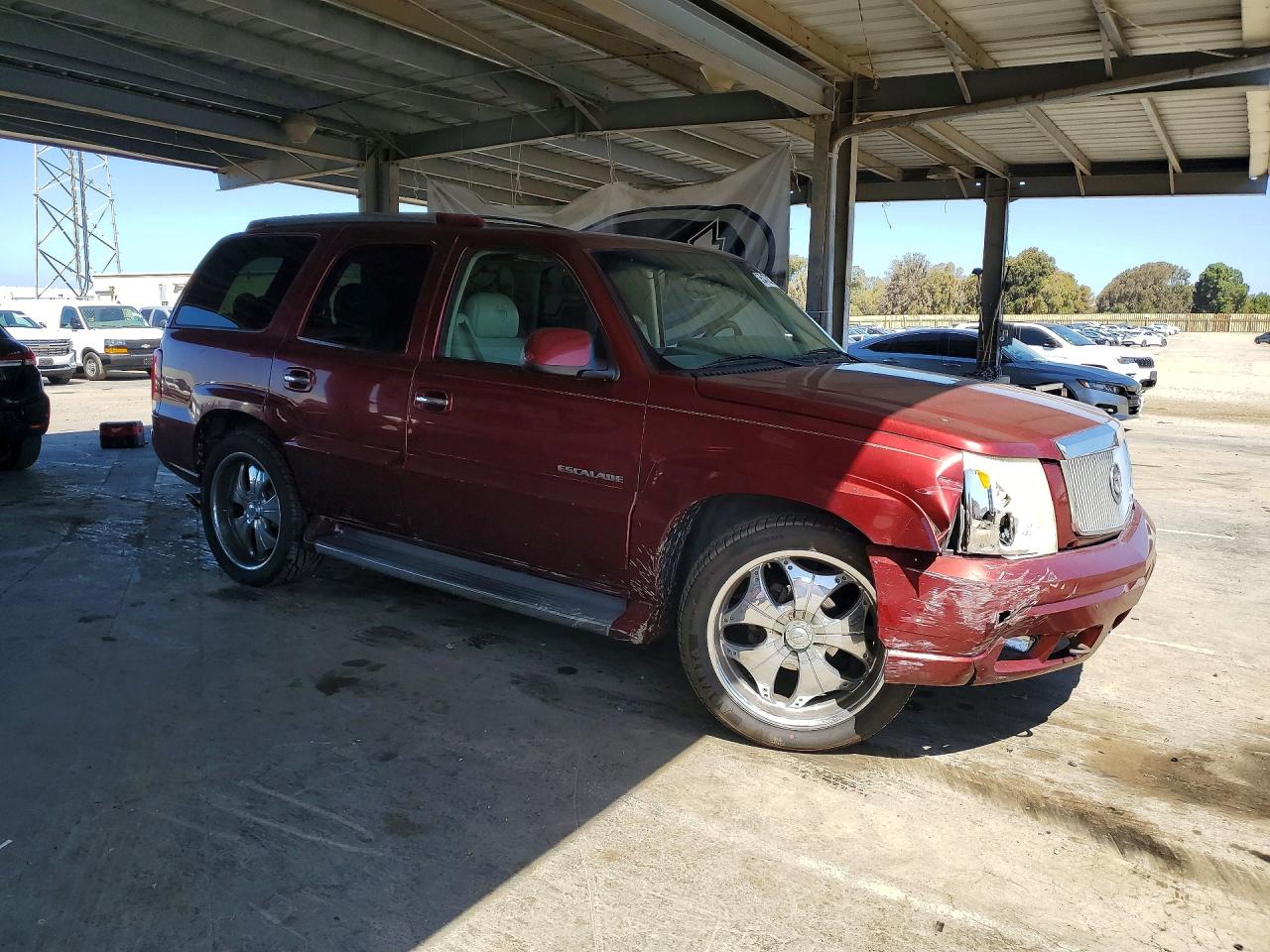 2002 Cadillac Escalade Luxury Burgundy vin: 1GYEK63N62R109100