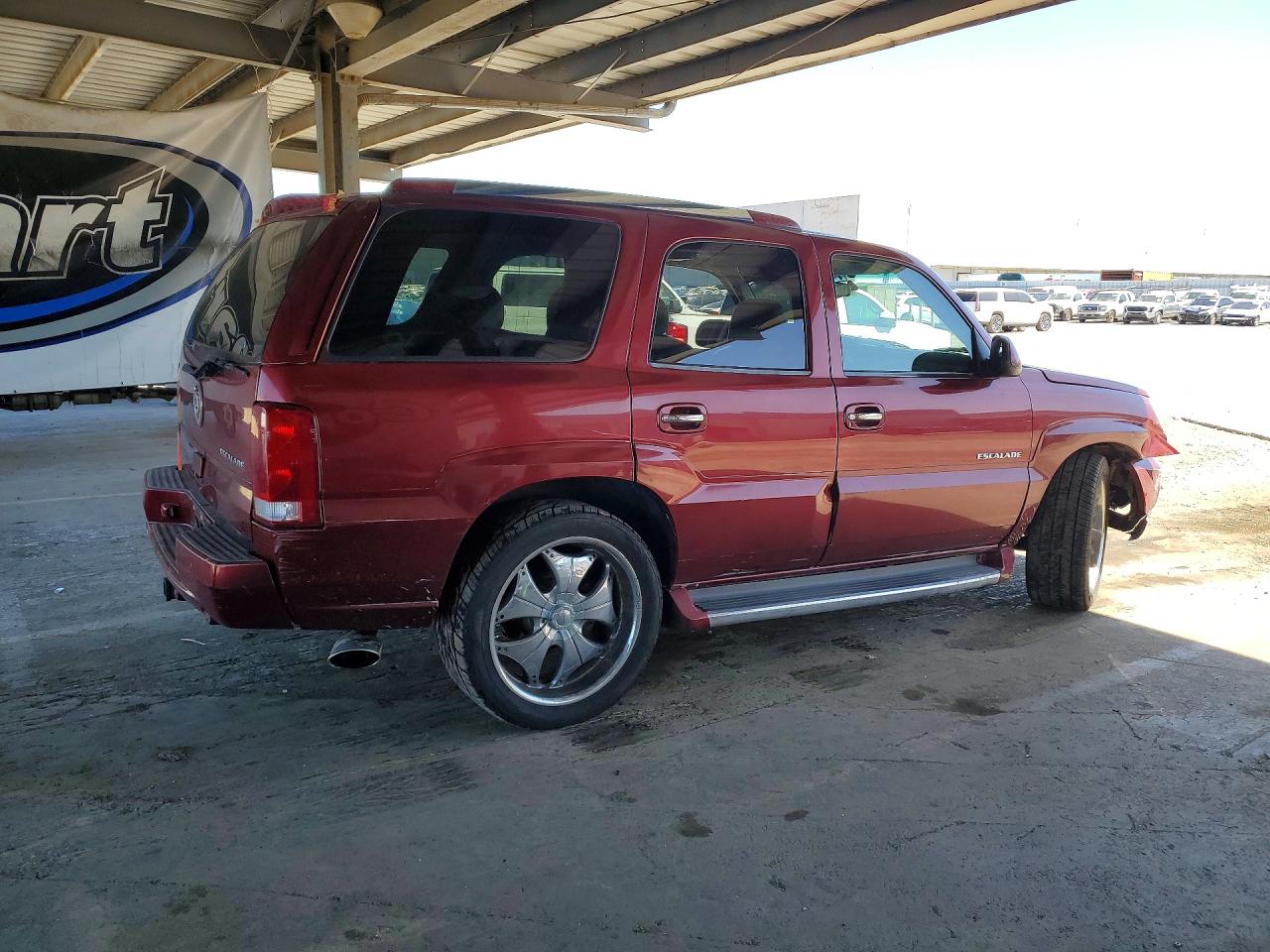 2002 Cadillac Escalade Luxury Burgundy vin: 1GYEK63N62R109100