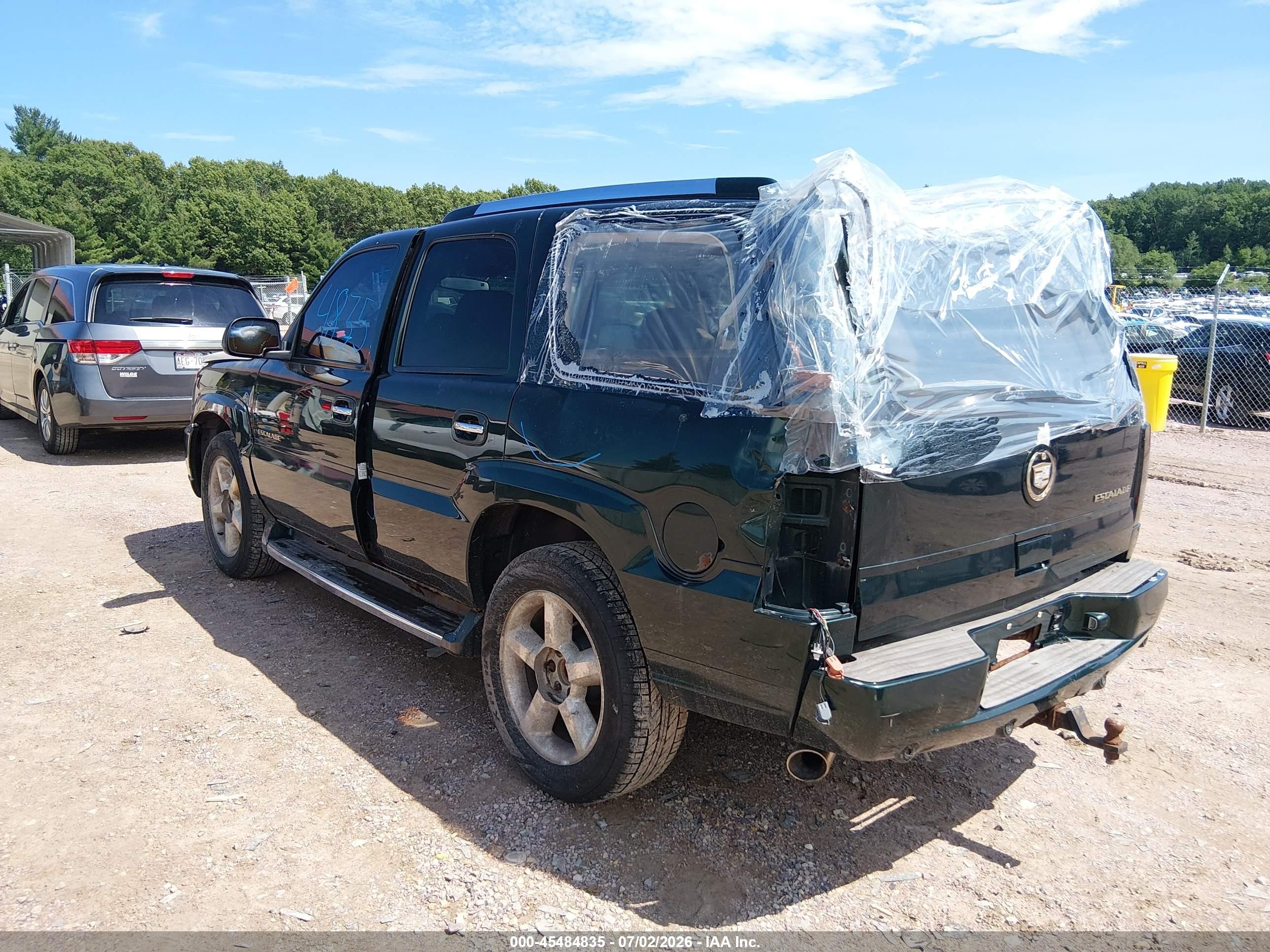 2002 Cadillac Escalade Standard Green vin: 1GYEK63N62R163710