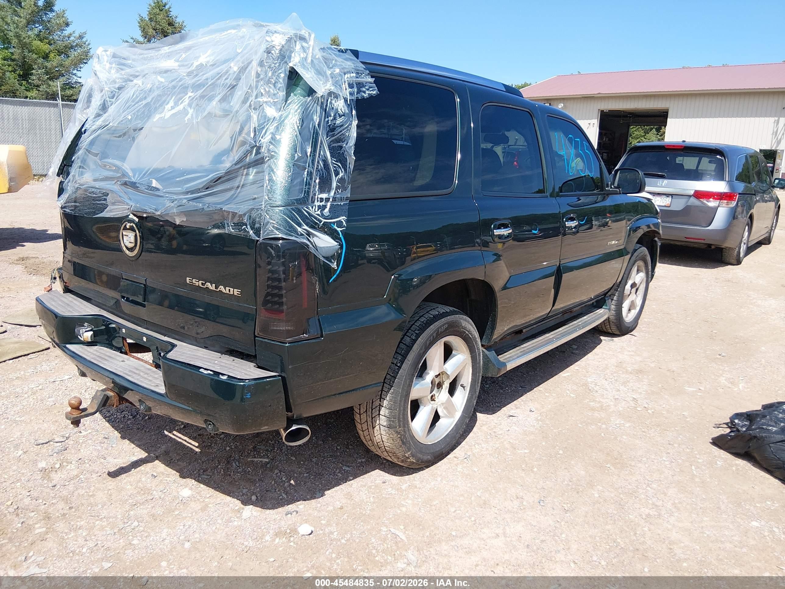 2002 Cadillac Escalade Standard Green vin: 1GYEK63N62R163710