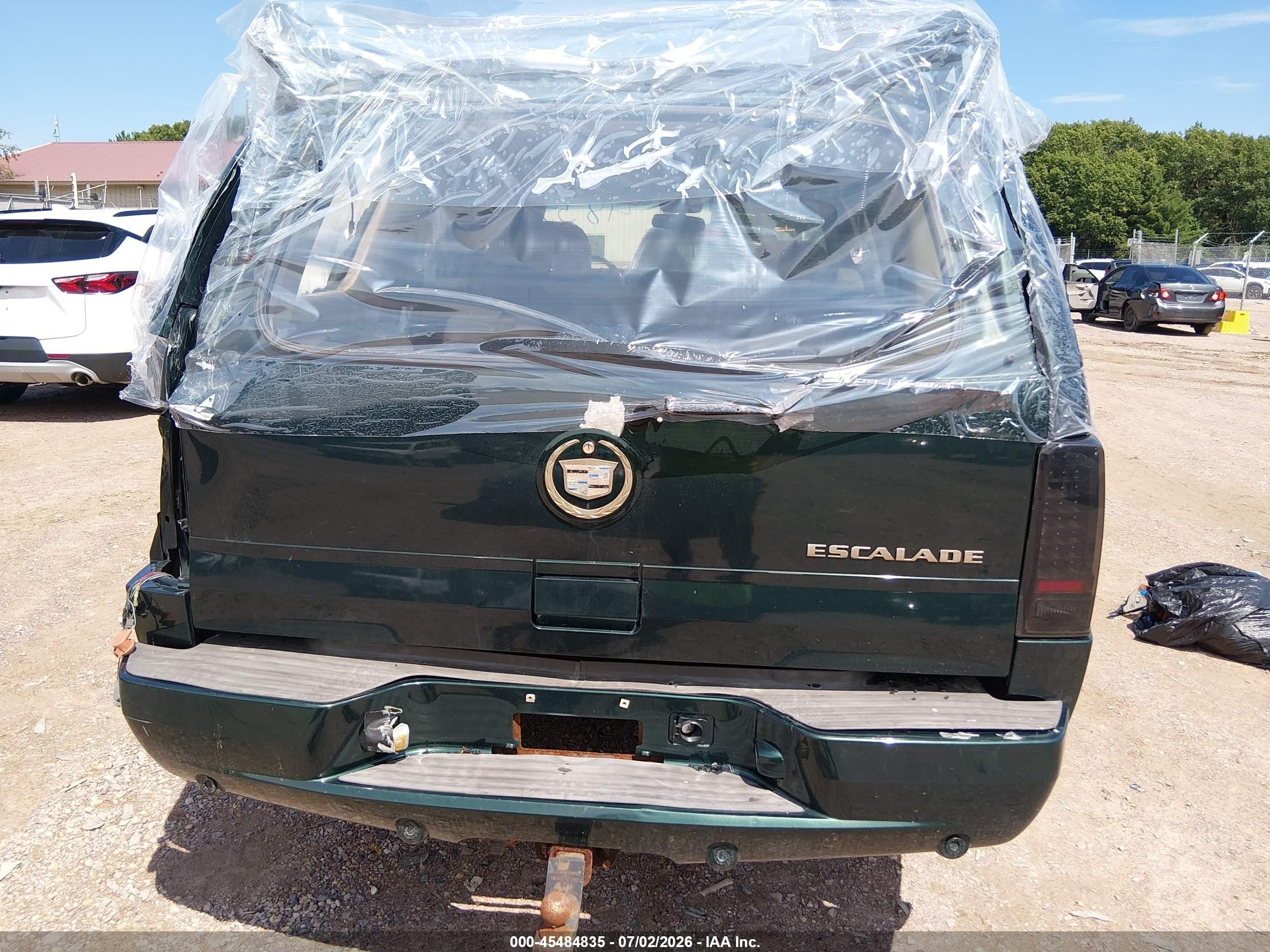 2002 Cadillac Escalade Standard Green vin: 1GYEK63N62R163710