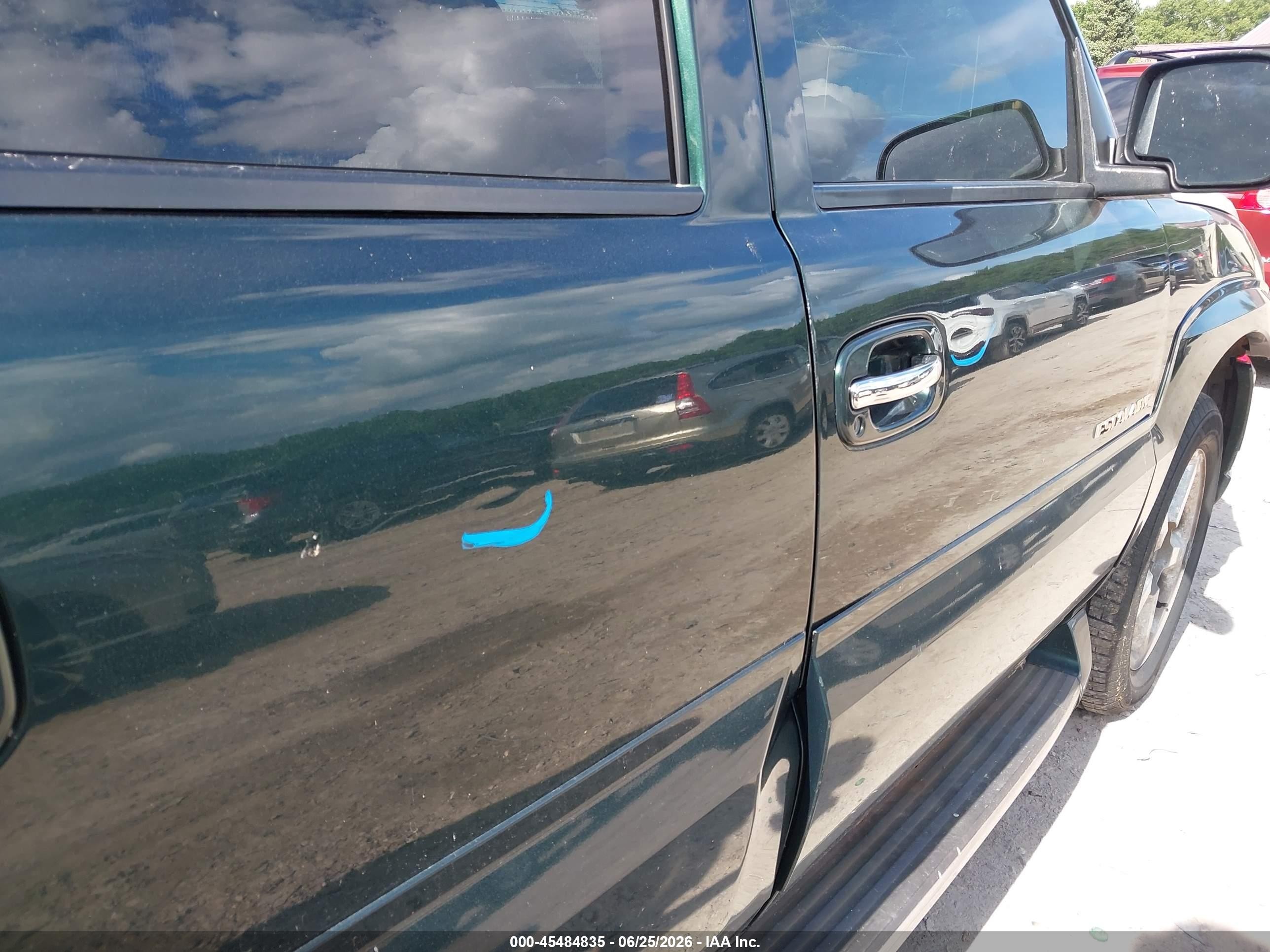 2002 Cadillac Escalade Standard Green vin: 1GYEK63N62R163710