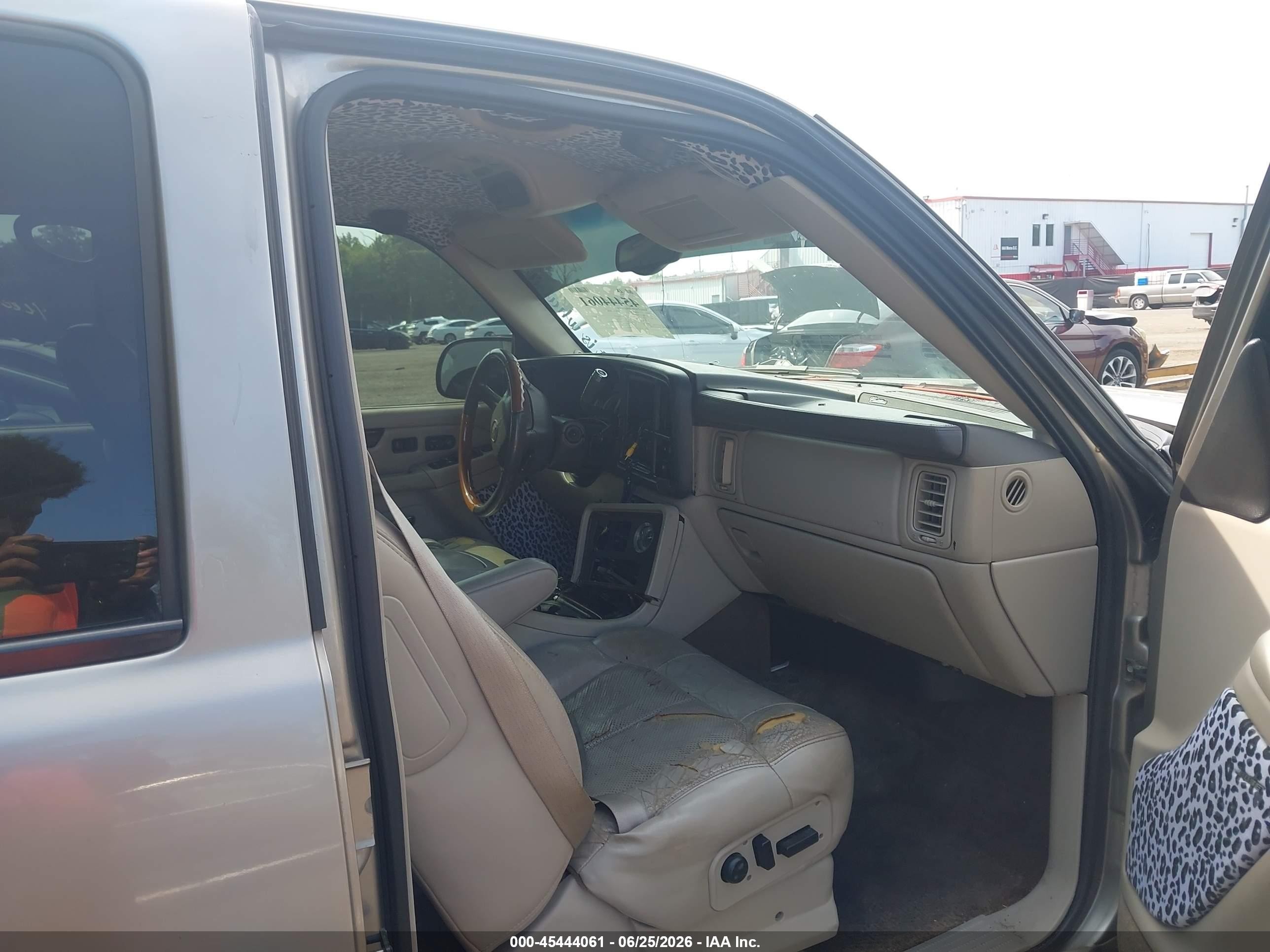 2002 Cadillac Escalade Standard Серебряный vin: 1GYEK63N62R229253