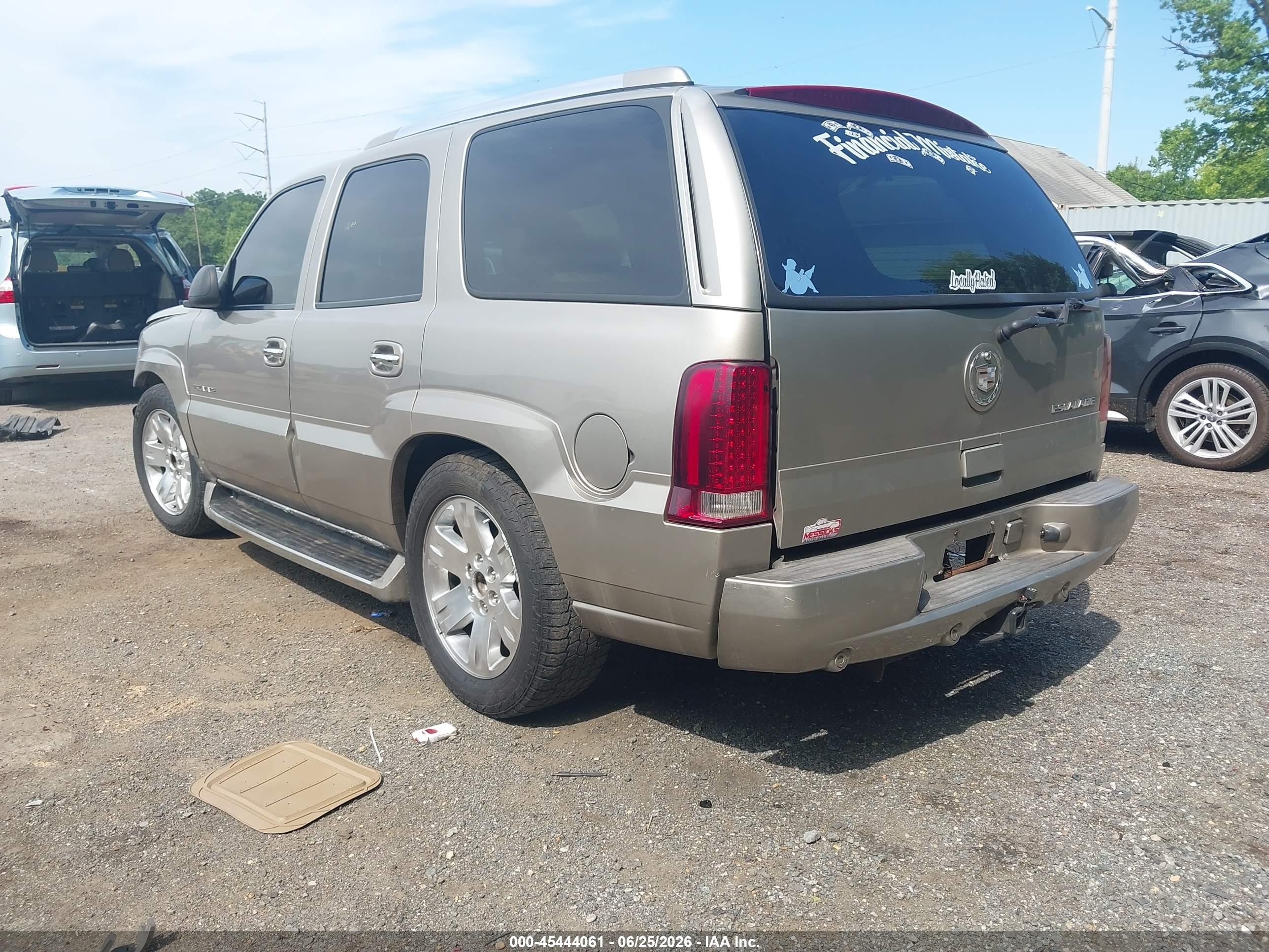 2002 Cadillac Escalade Standard Серебряный vin: 1GYEK63N62R229253