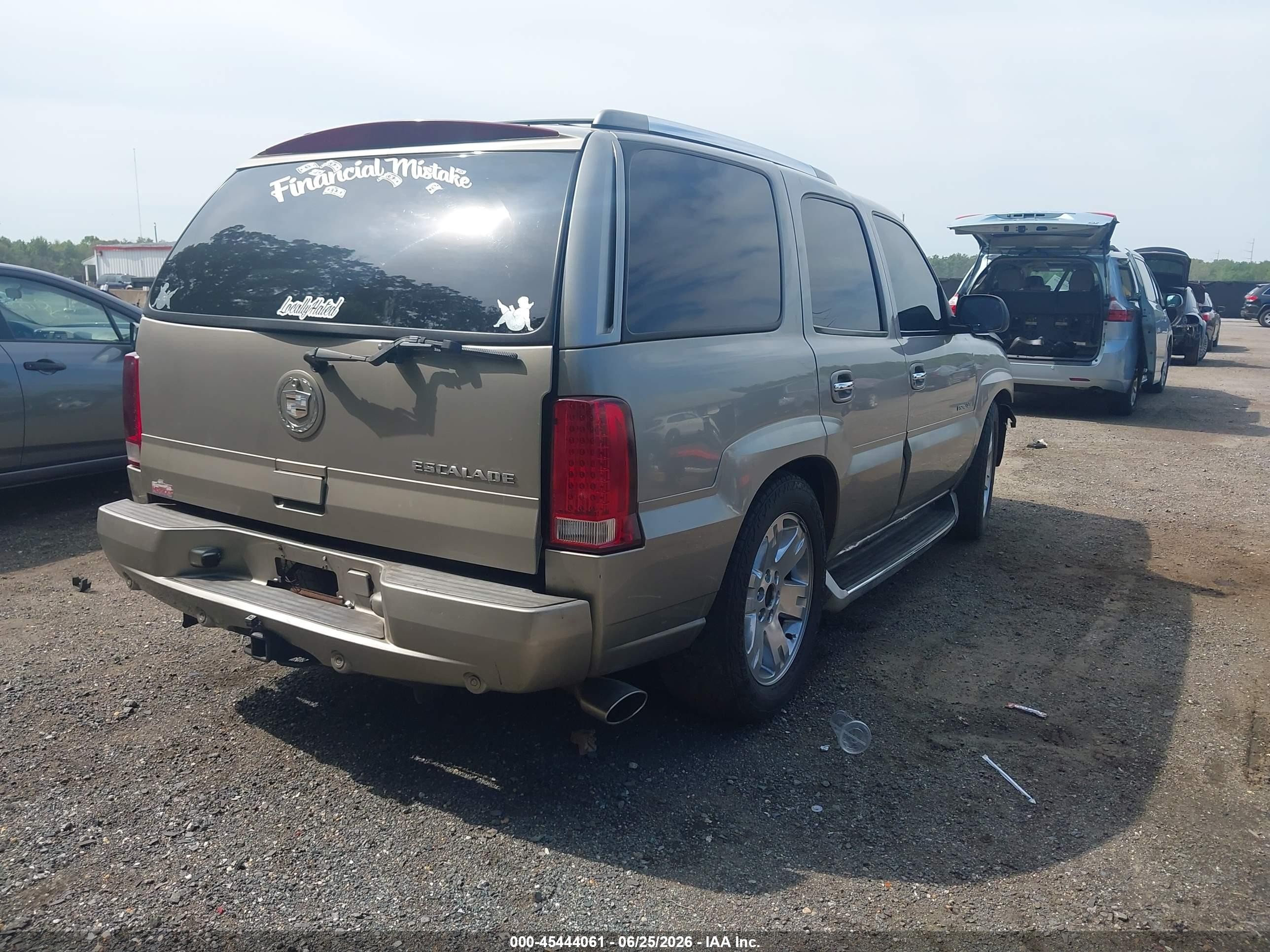 2002 Cadillac Escalade Standard Серебряный vin: 1GYEK63N62R229253