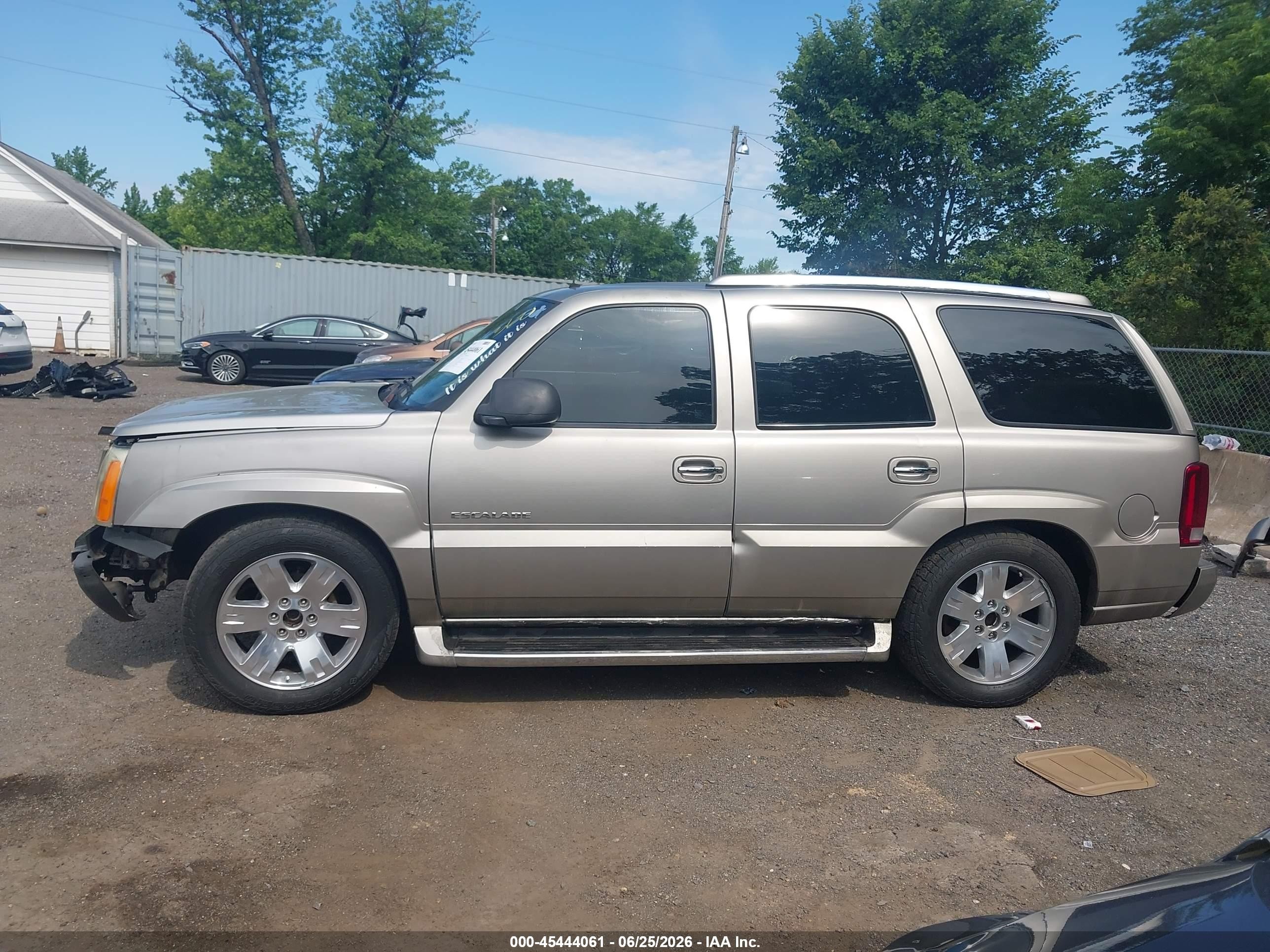 2002 Cadillac Escalade Standard Серебряный vin: 1GYEK63N62R229253