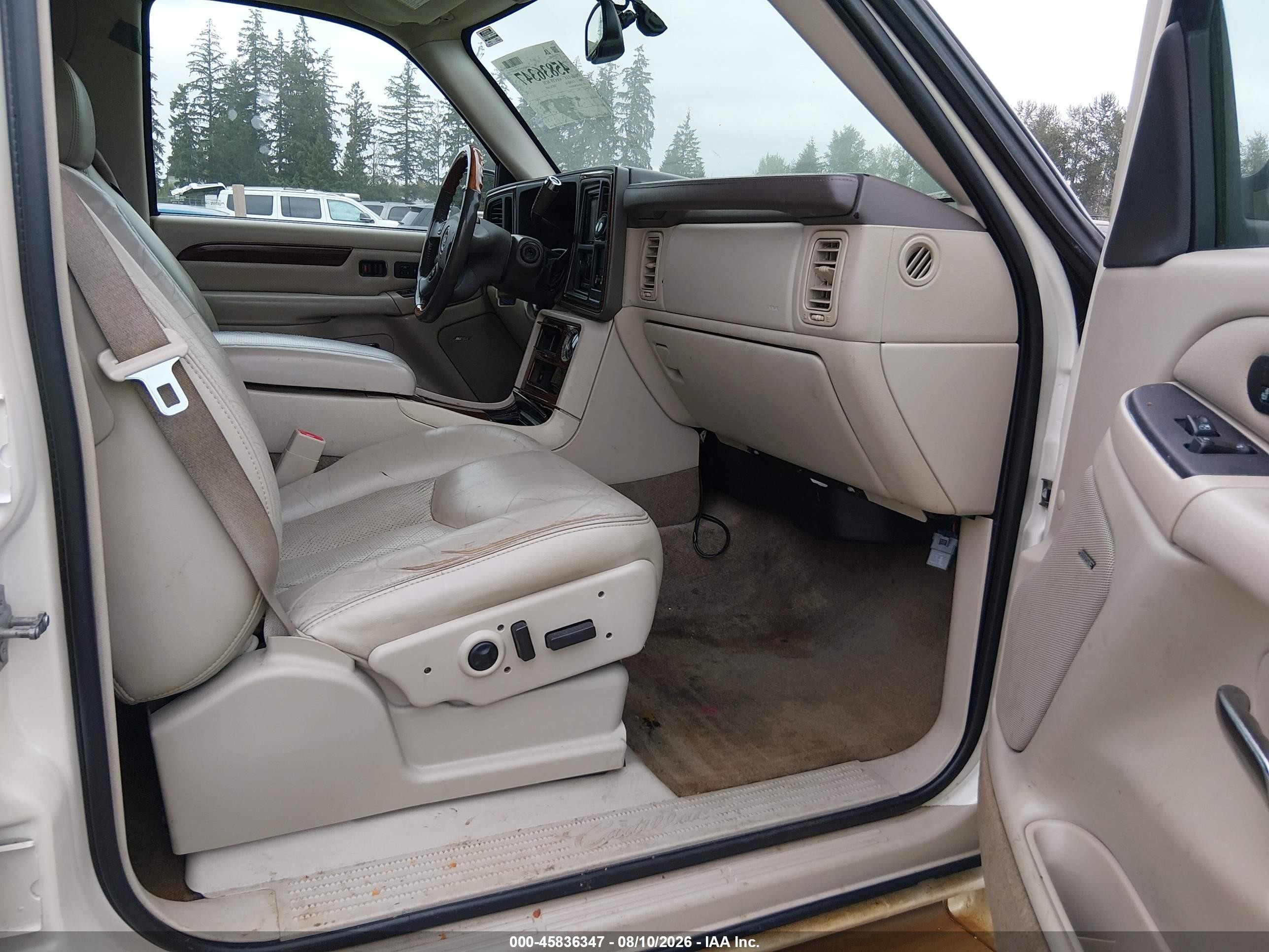 2004 Cadillac Escalade Standard White vin: 1GYEK63N64R241597
