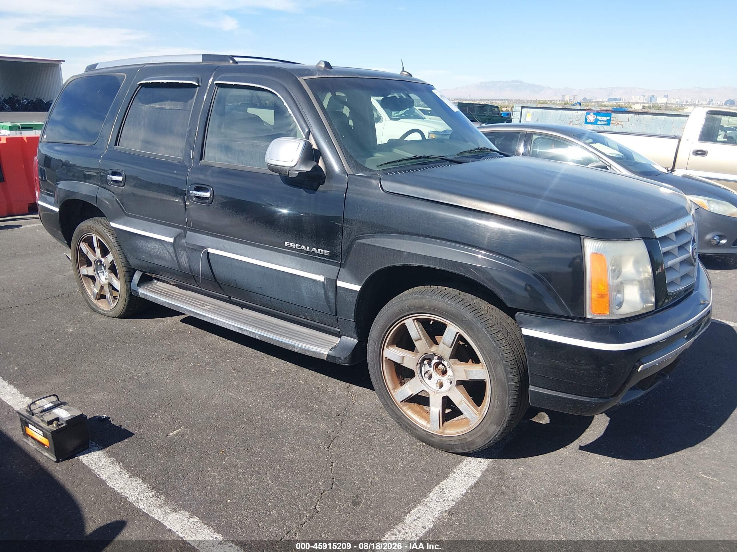 2004 Cadillac Escalade Standard Черный vin: 1GYEK63N64R321496