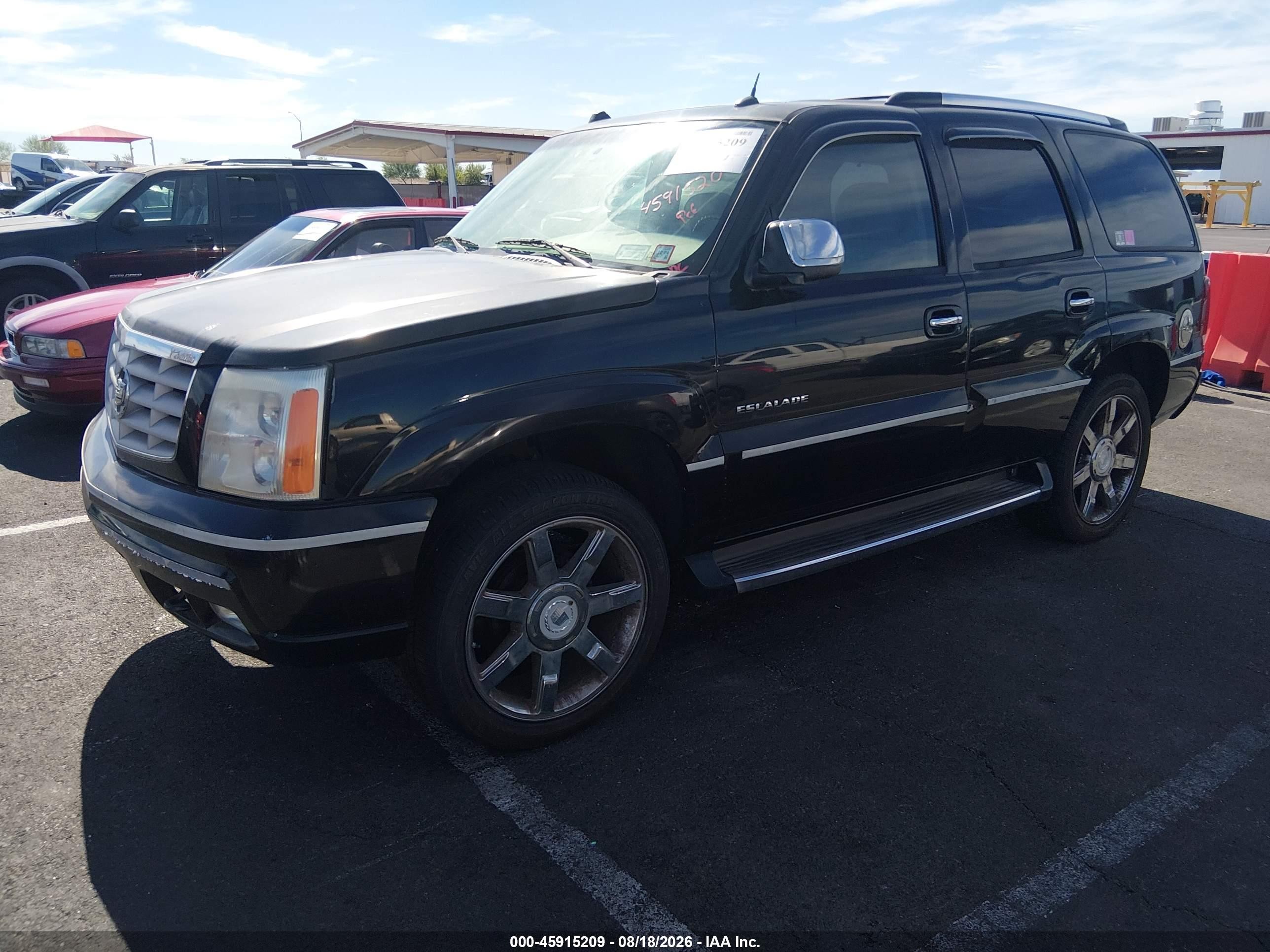 2004 Cadillac Escalade Standard Black vin: 1GYEK63N64R321496
