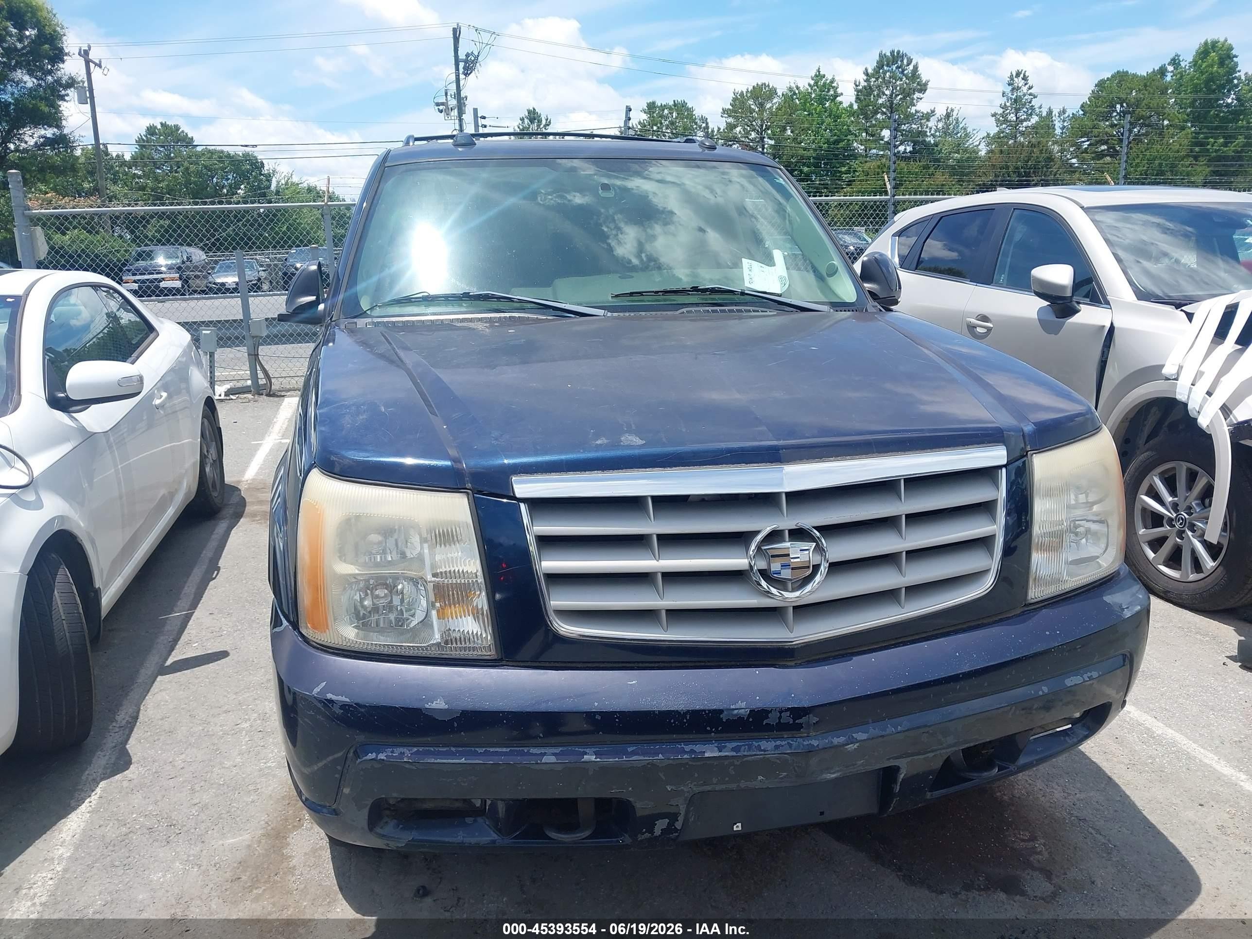 2005 Cadillac Escalade Standard Blue vin: 1GYEK63N65R182052