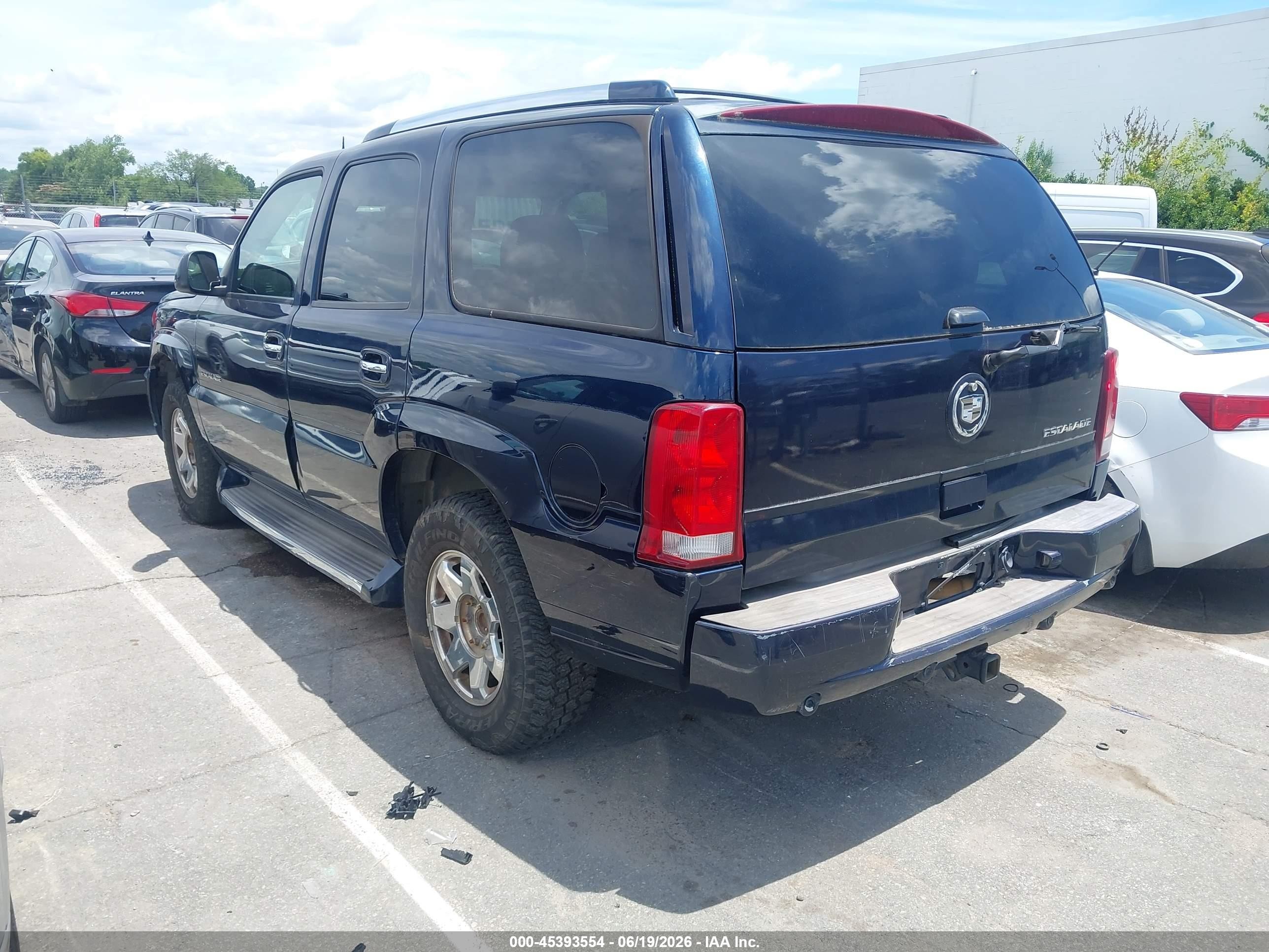 2005 Cadillac Escalade Standard Blue vin: 1GYEK63N65R182052