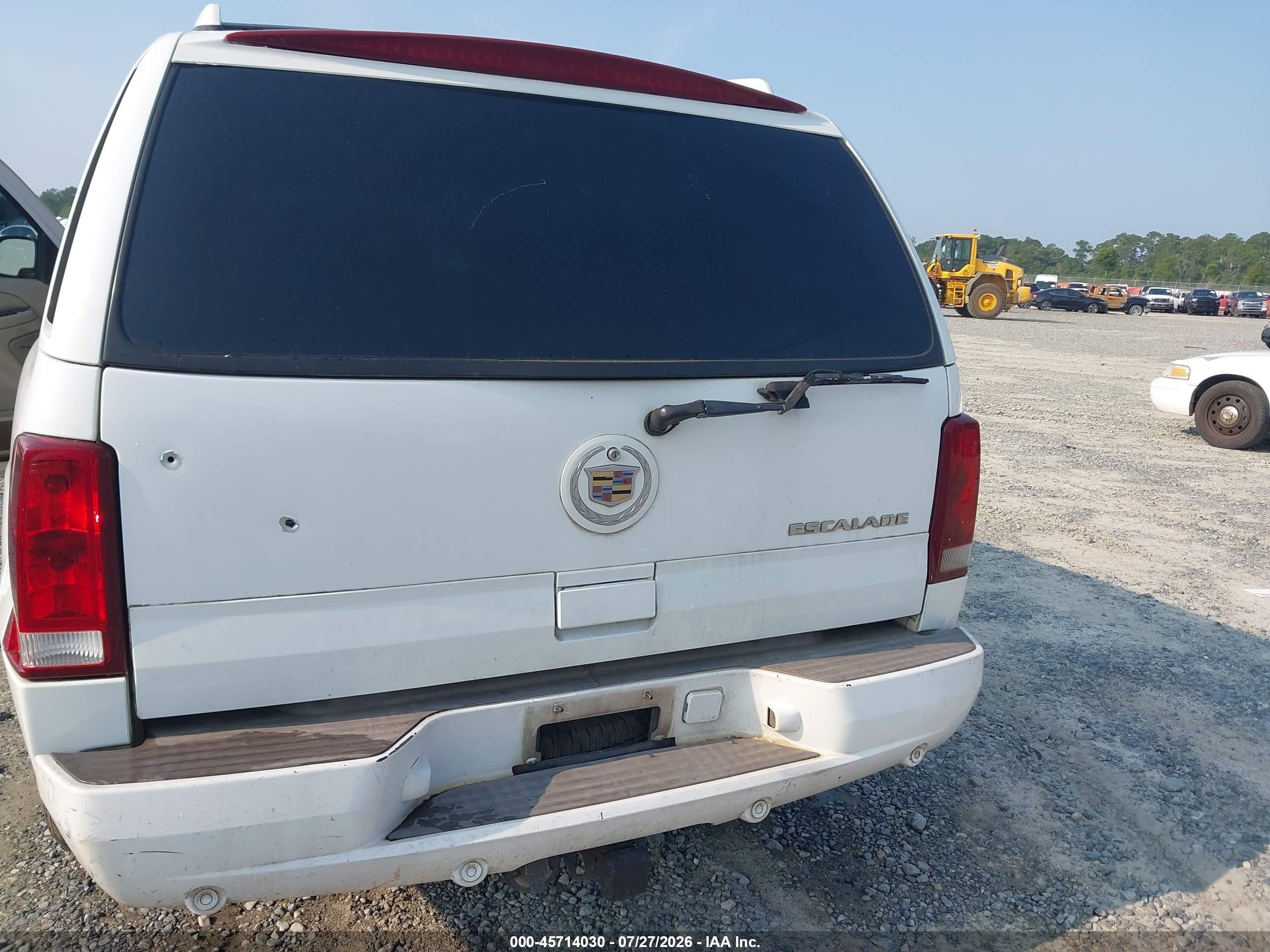 2002 Cadillac Escalade Standard White vin: 1GYEK63N72R112085