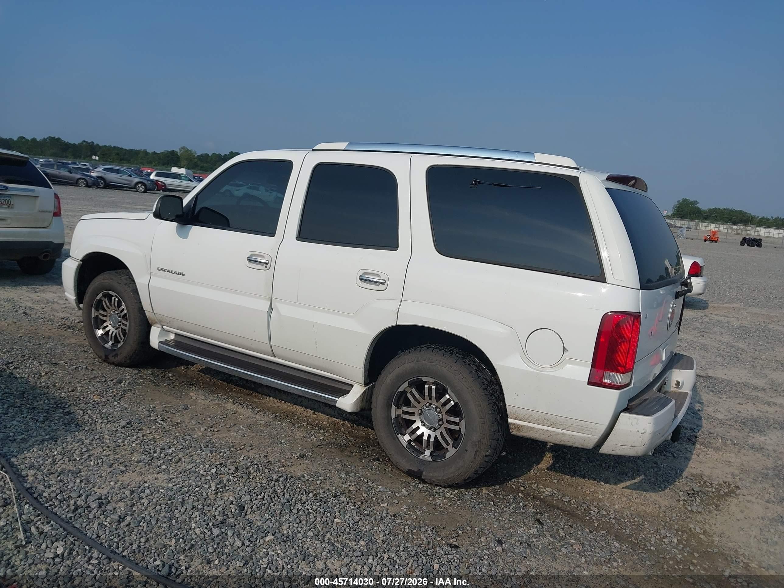 2002 Cadillac Escalade Standard White vin: 1GYEK63N72R112085