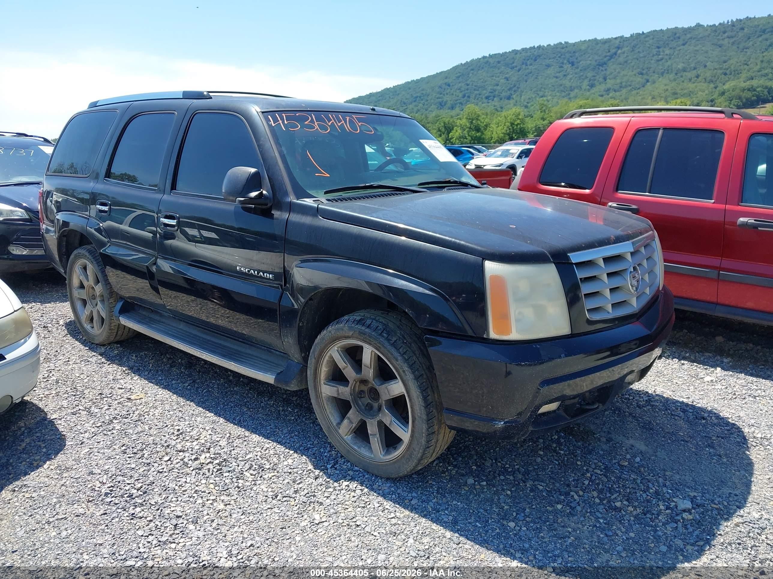 2002 Cadillac Escalade Standard Black vin: 1GYEK63N72R115326