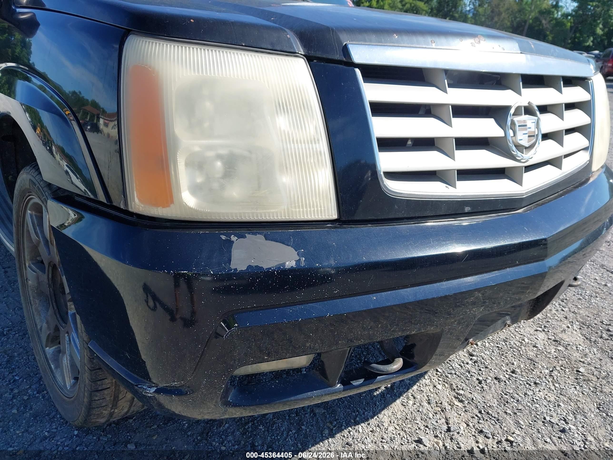 2002 Cadillac Escalade Standard Black vin: 1GYEK63N72R115326