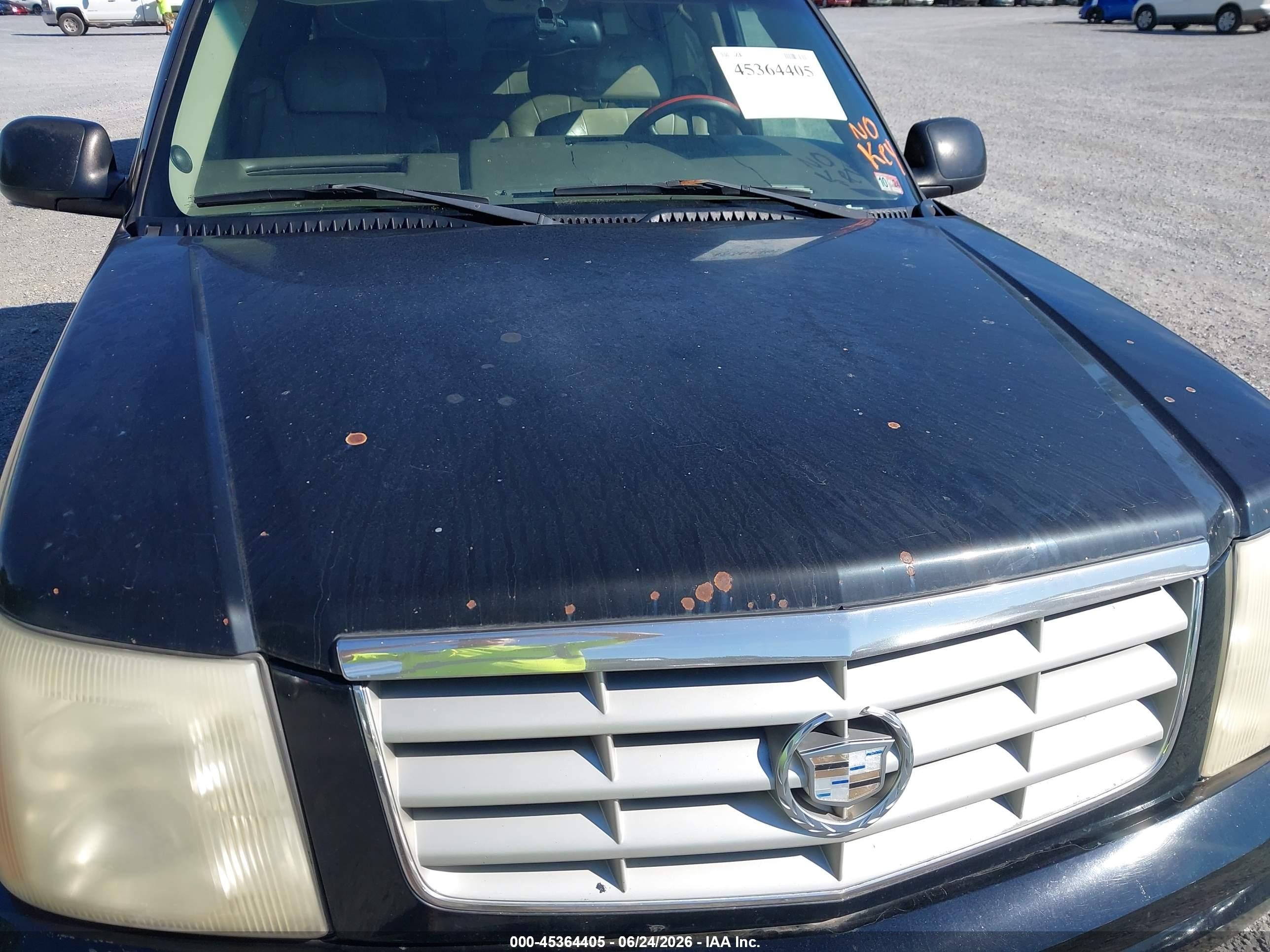 2002 Cadillac Escalade Standard Black vin: 1GYEK63N72R115326