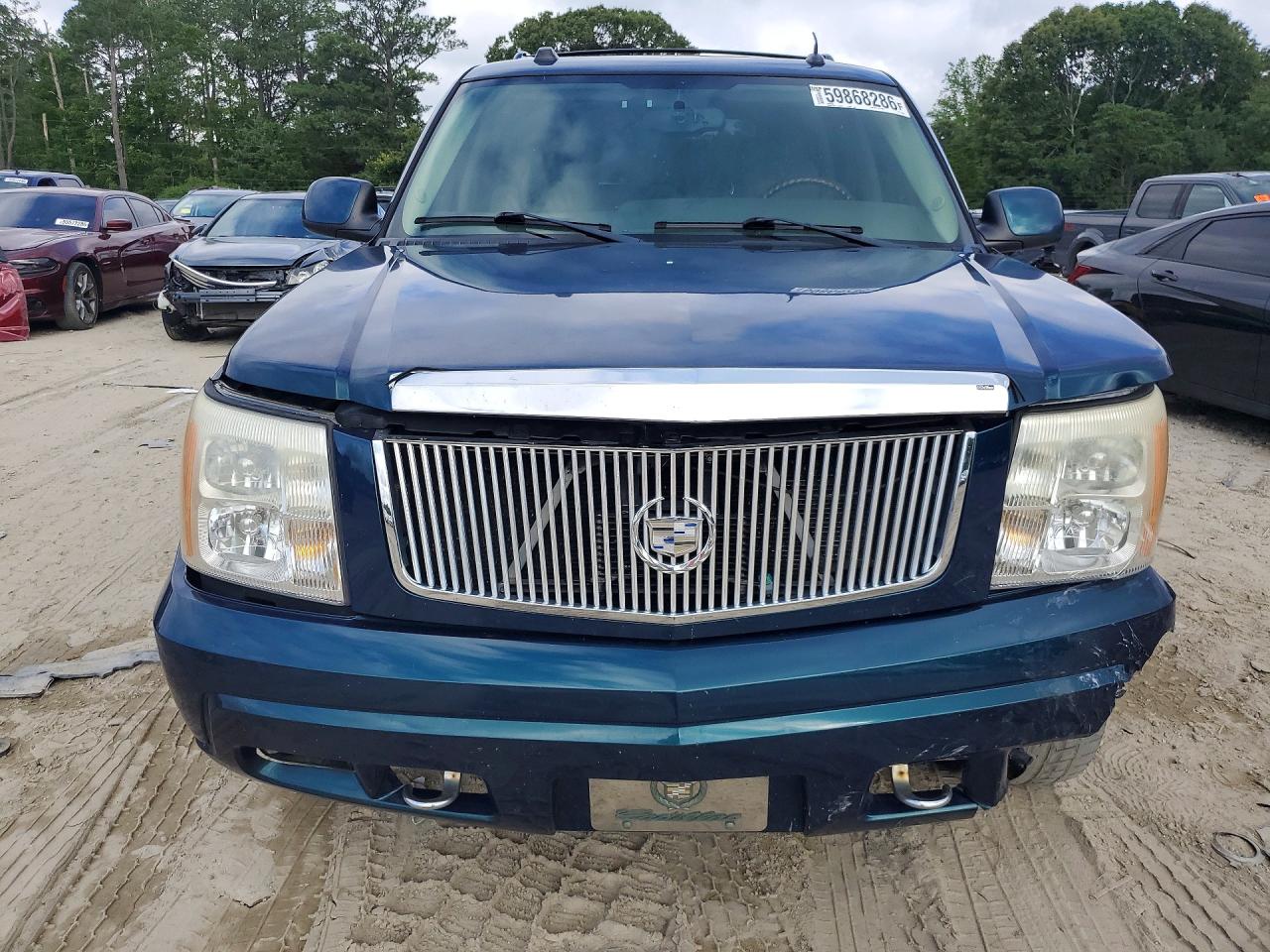 2005 Cadillac Escalade Luxury Blue vin: 1GYEK63N75R176888