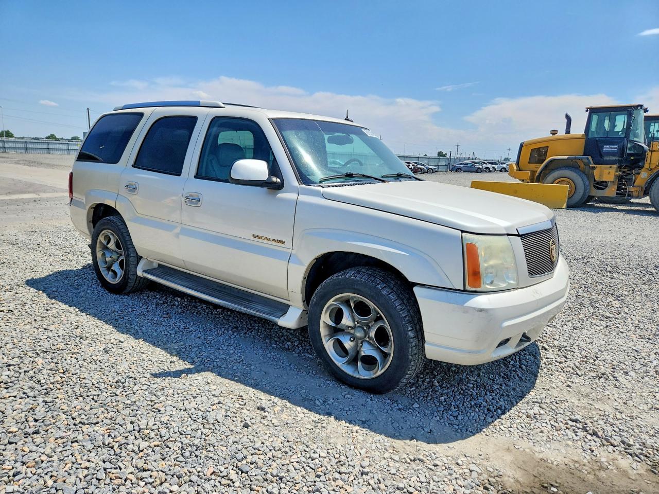 2002 Cadillac Escalade Luxury White vin: 1GYEK63N82R297876